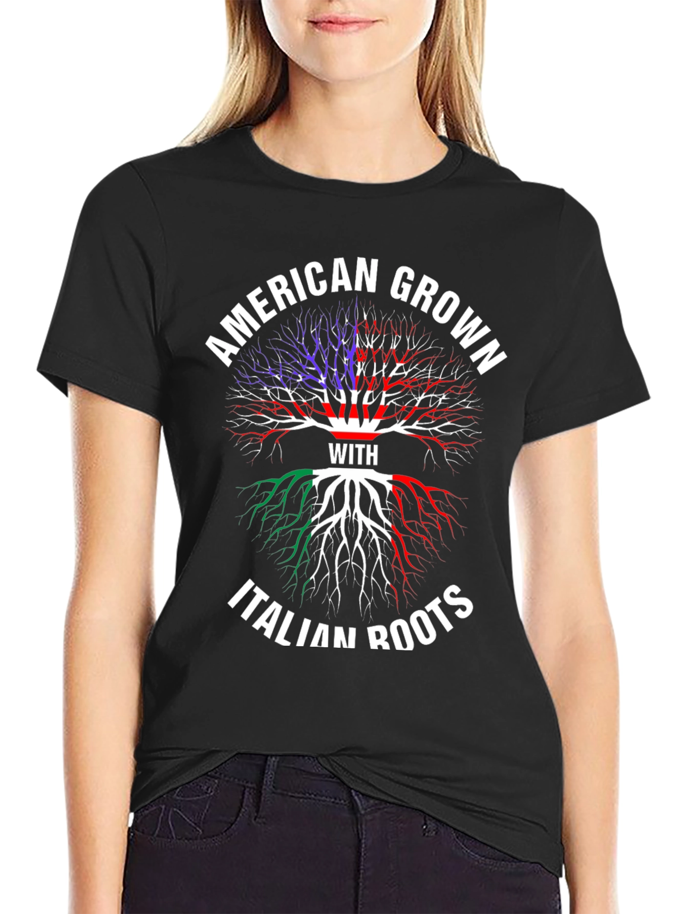American Grown with Italian Roots T-Shirt