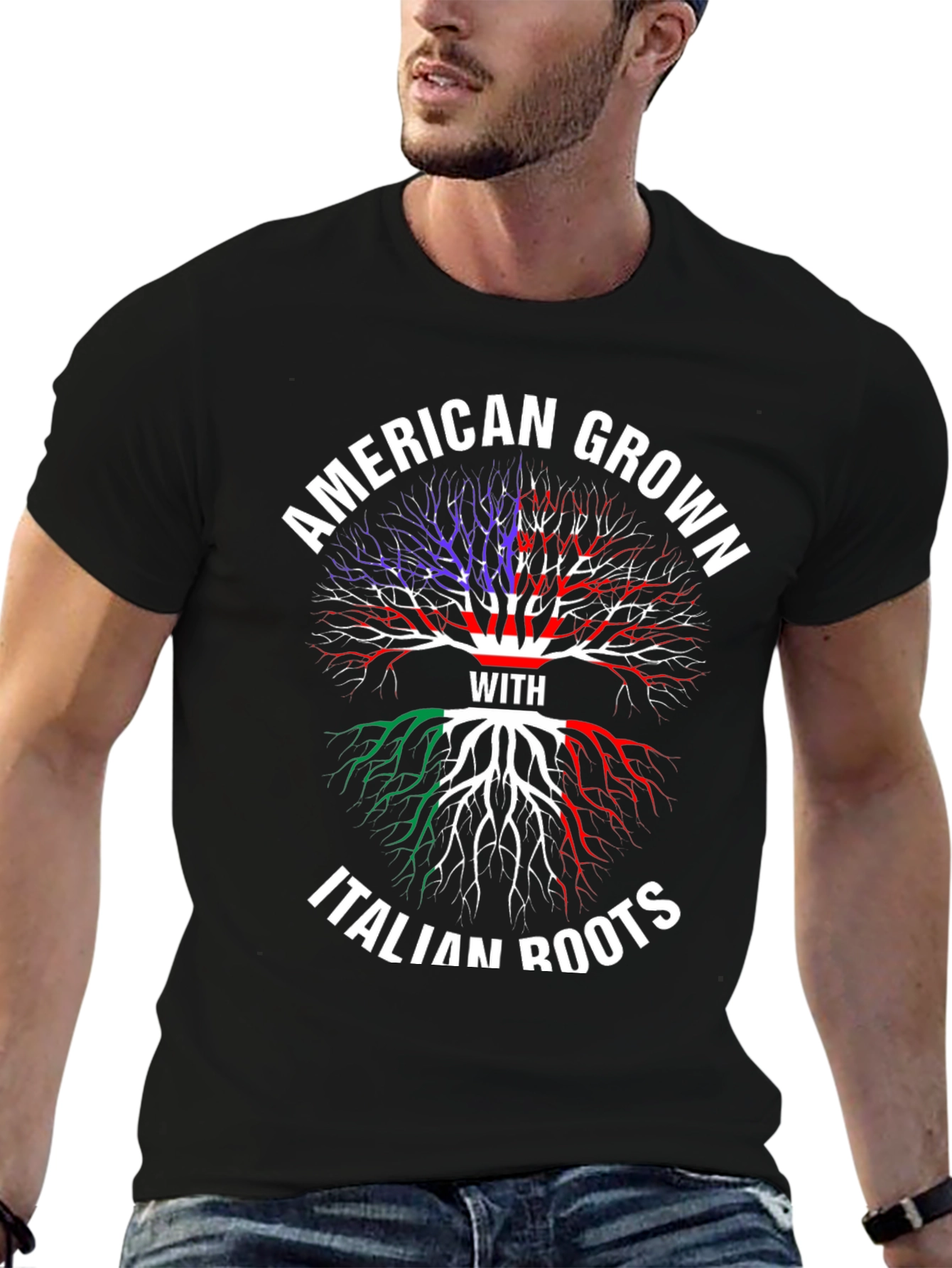 American Grown with Italian Roots T-Shirt
