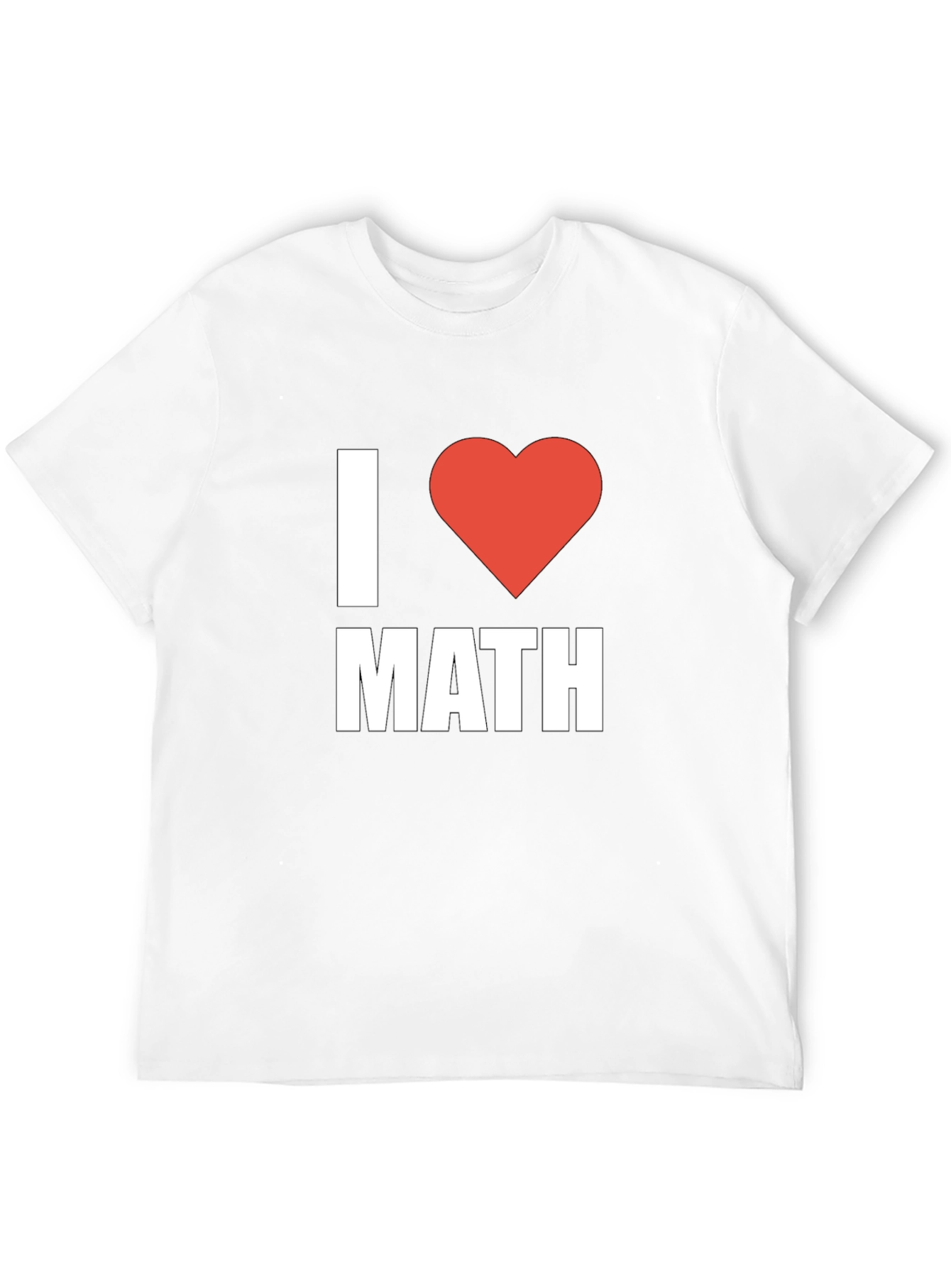 I Heart Math Black T-Shirt