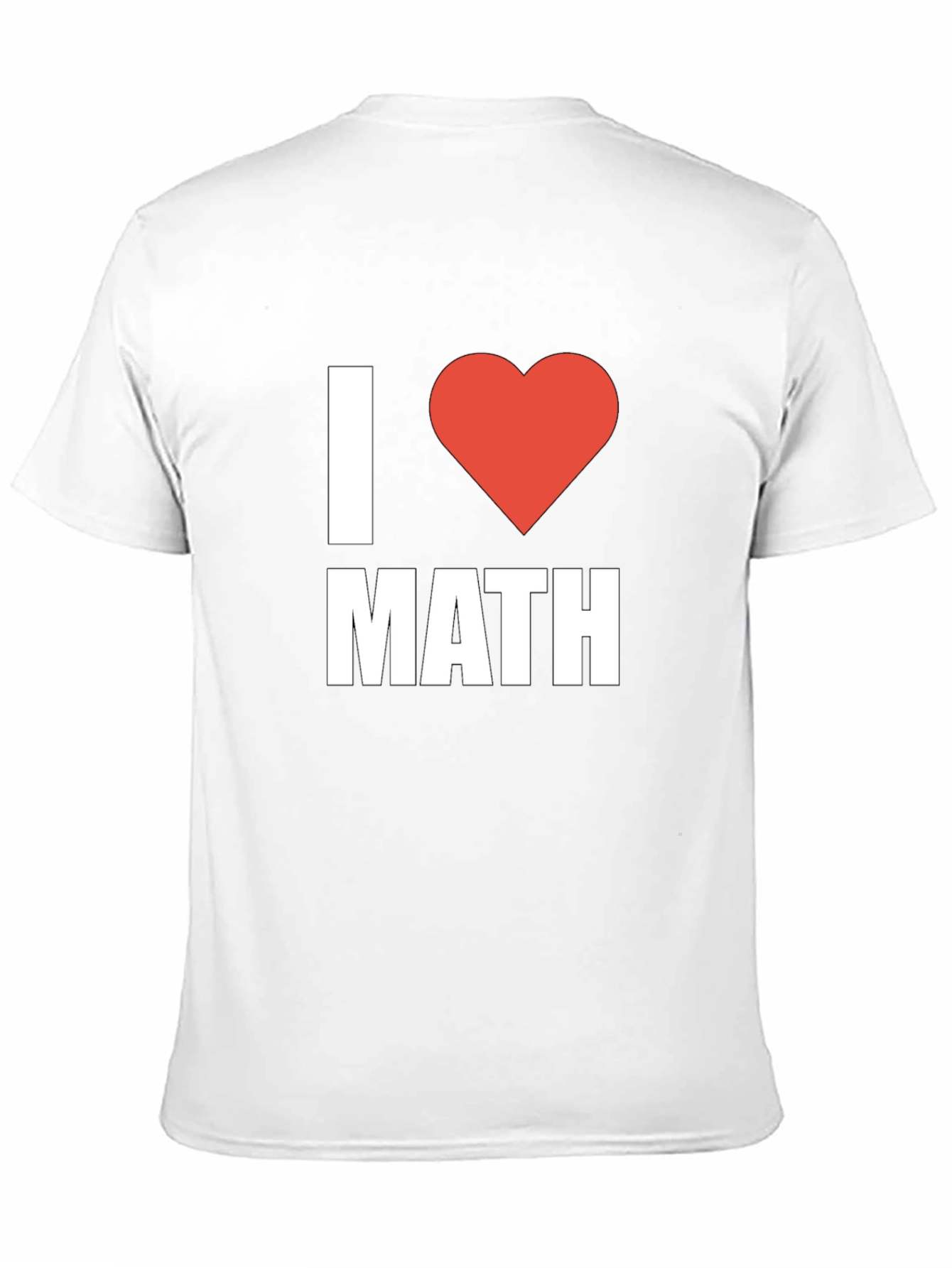 I Heart Math Black T-Shirt