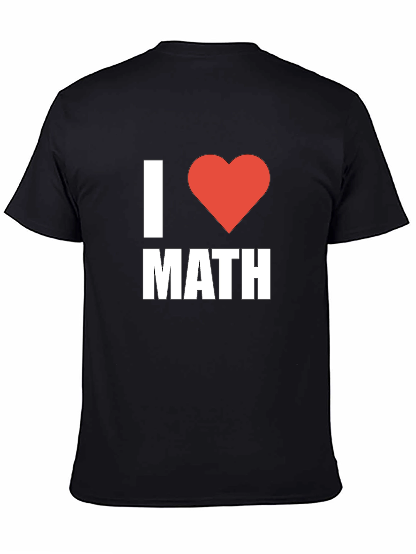I Heart Math Black T-Shirt