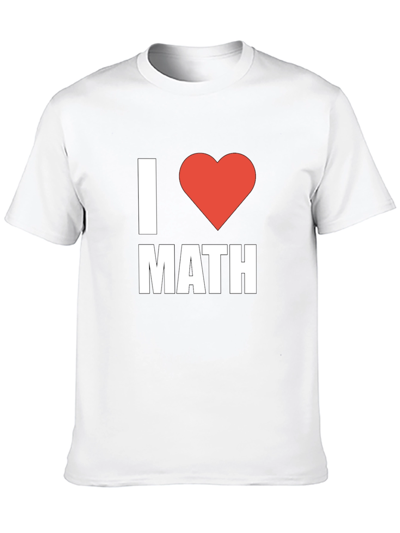 I Heart Math Black T-Shirt
