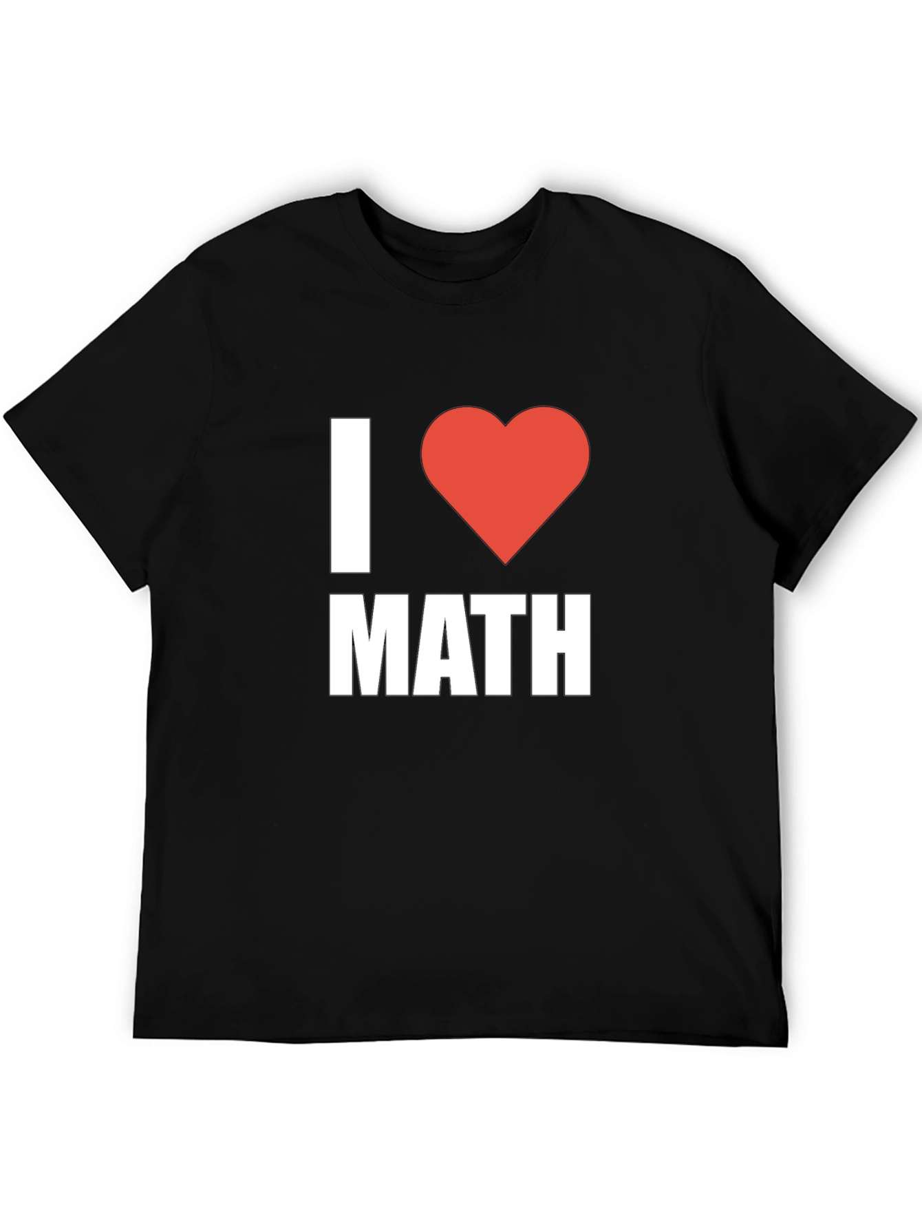 I Heart Math Black T-Shirt