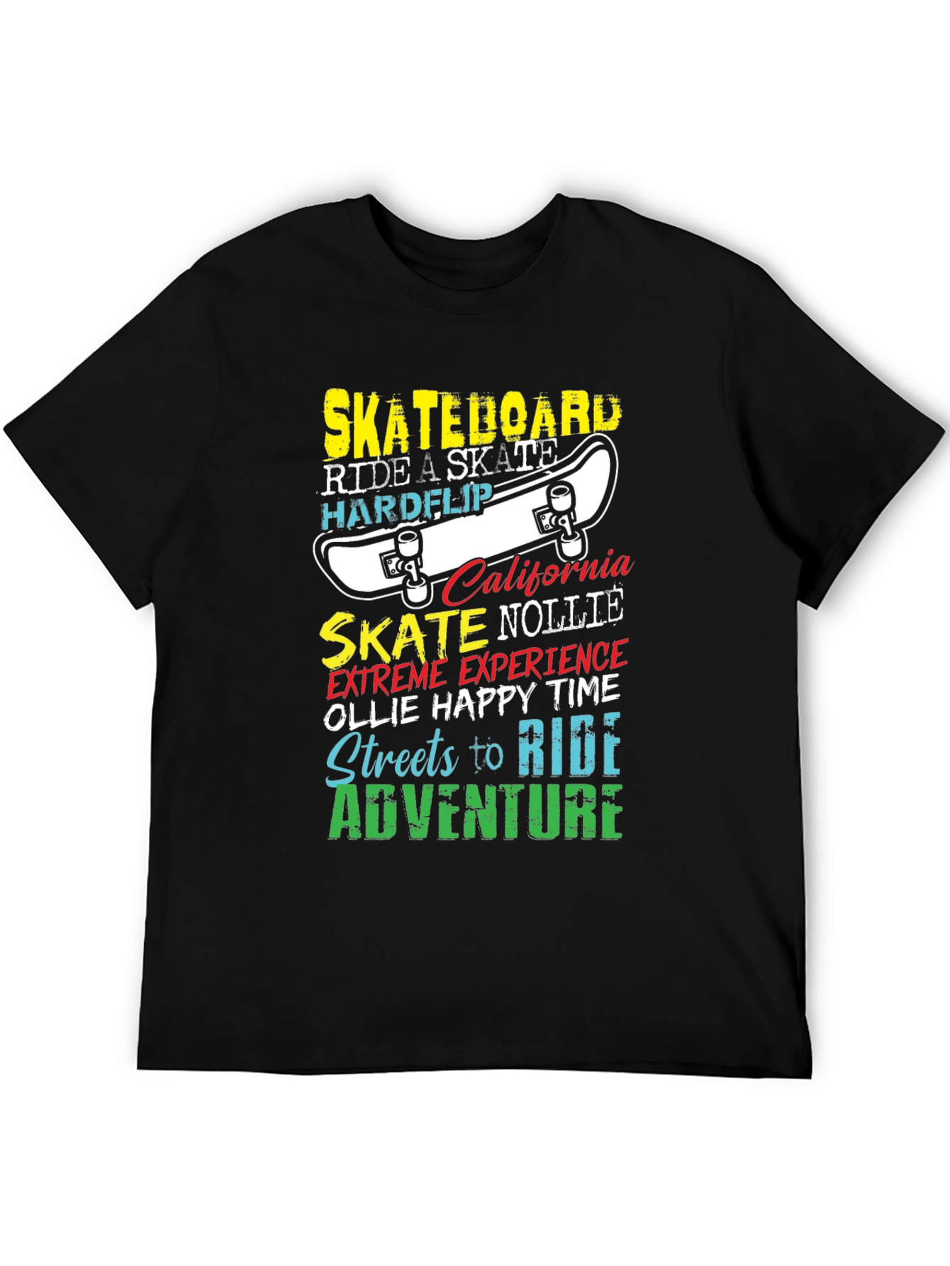 Skateboard Graphic T-Shirt - Ride in Style!