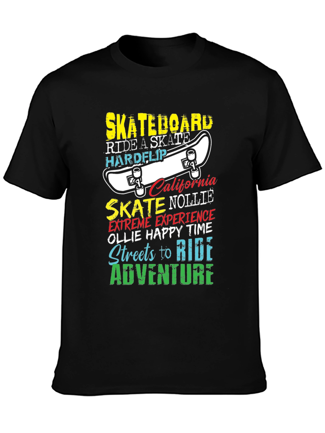Skateboard Graphic T-Shirt - Ride in Style!