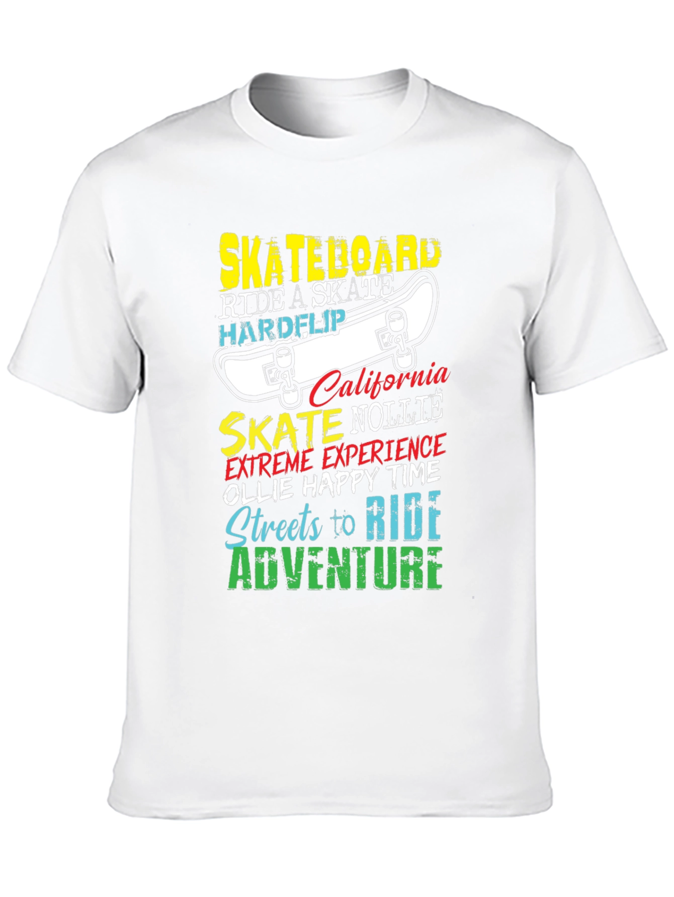 Skateboard Graphic T-Shirt - Ride in Style!