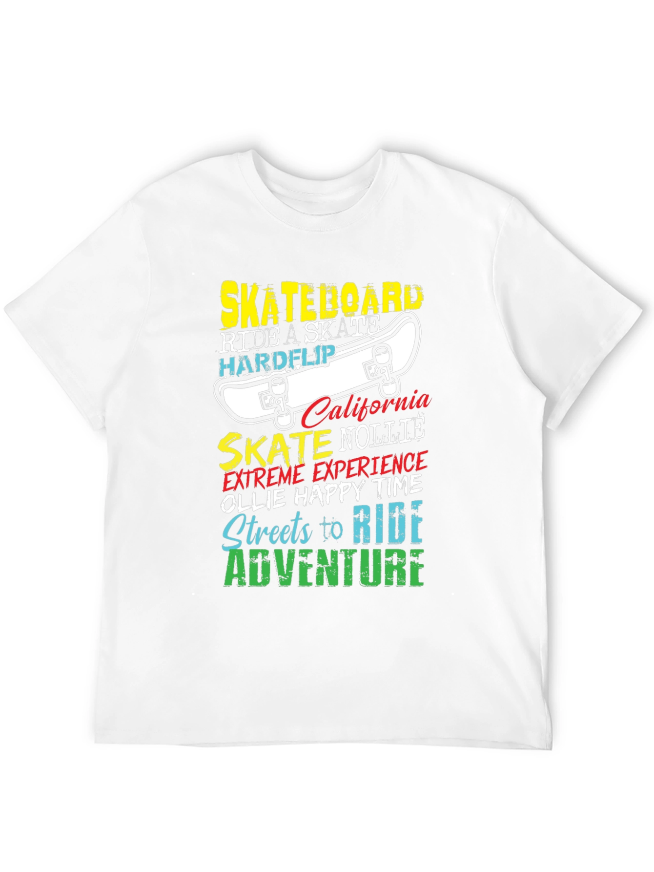 Skateboard Graphic T-Shirt - Ride in Style!