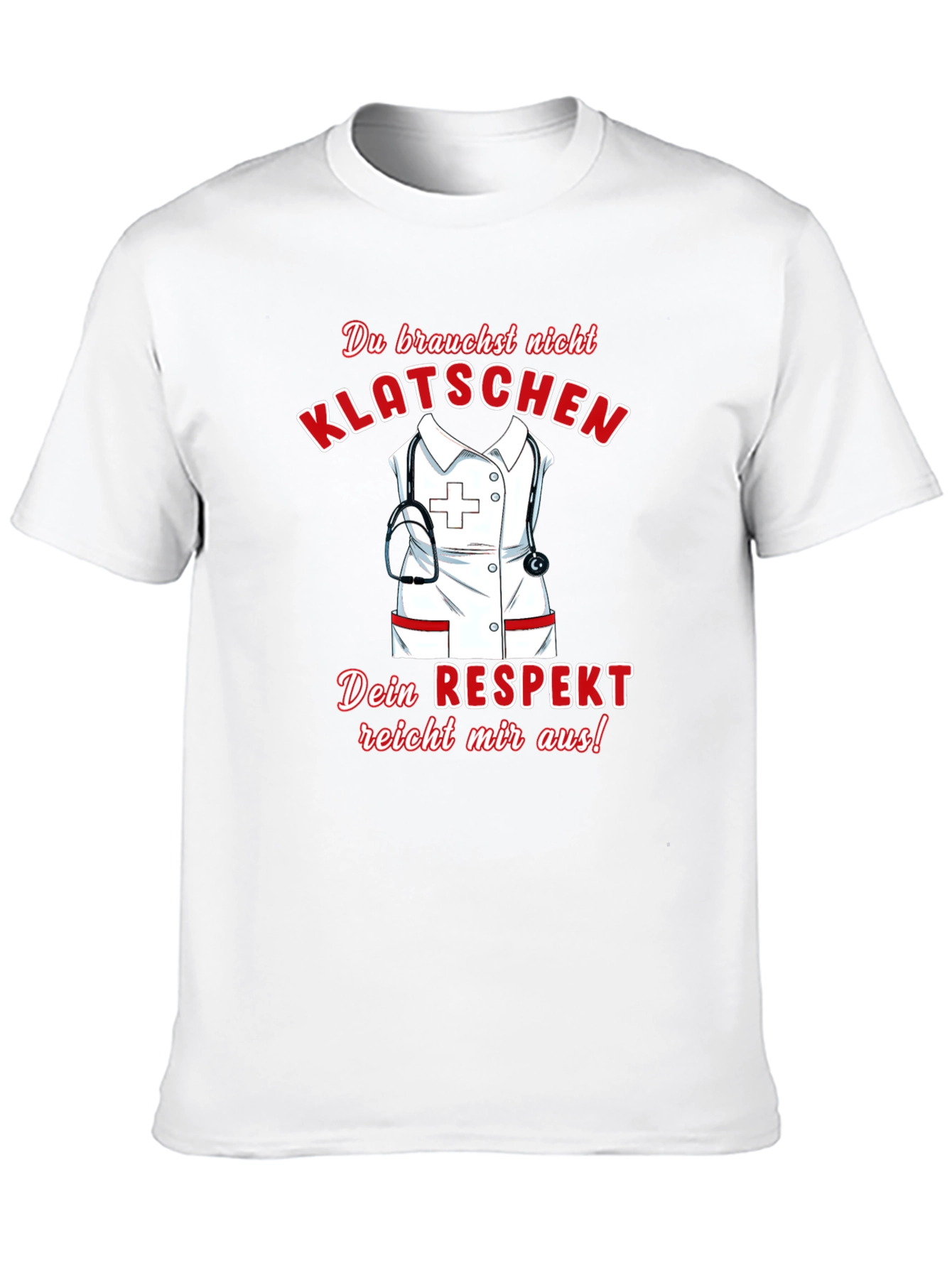 Respect Nurse T-Shirt - Black Cotton Tee