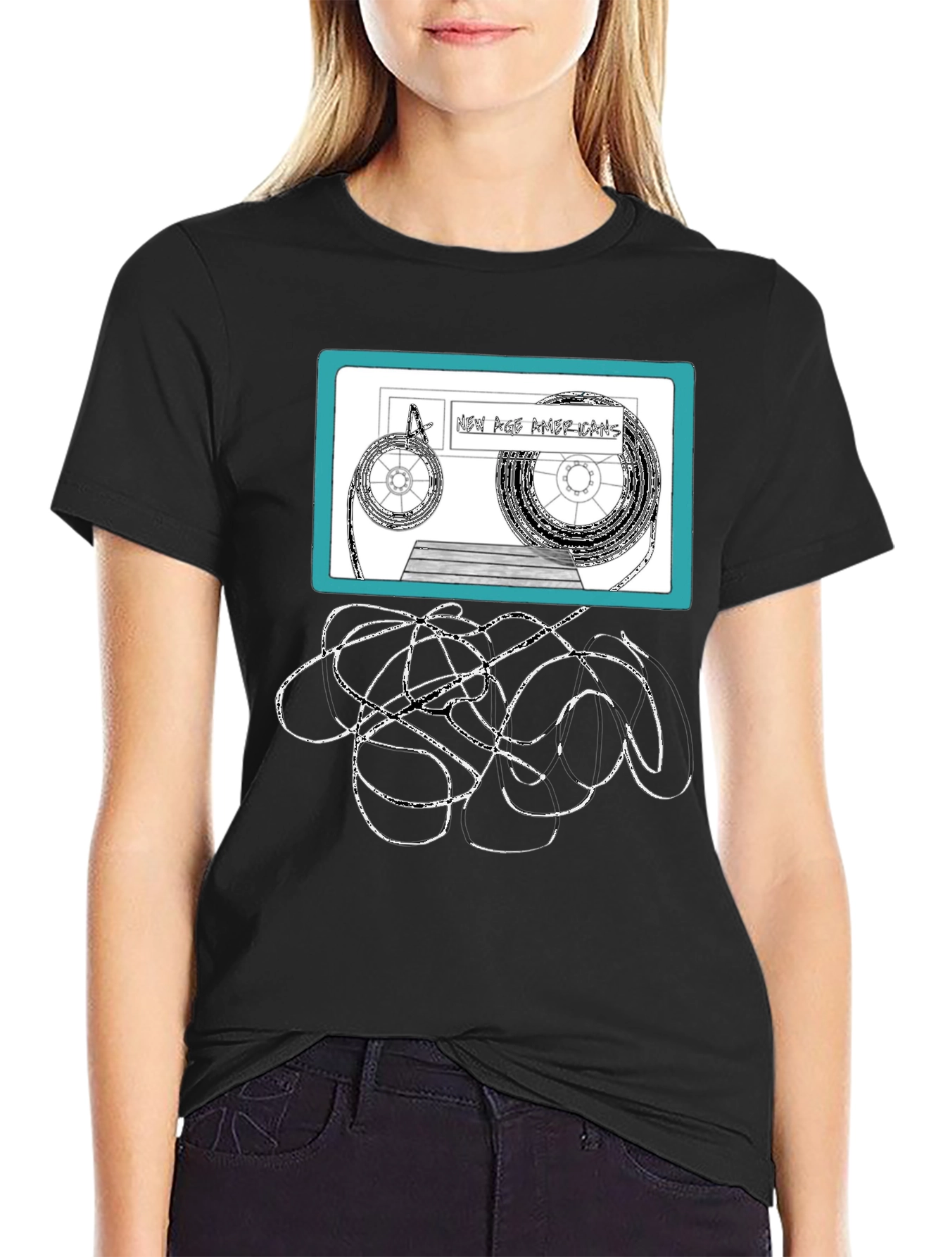 Retro Cassette Tape Graphic T-Shirt