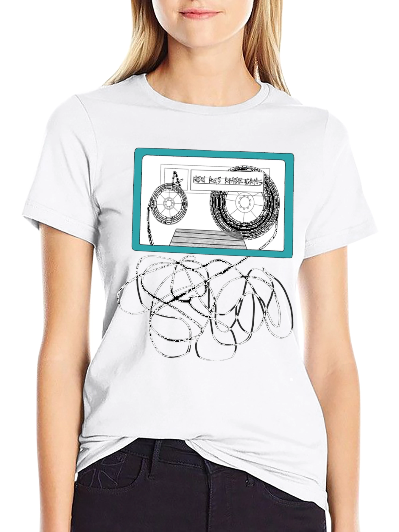 Retro Cassette Tape Graphic T-Shirt