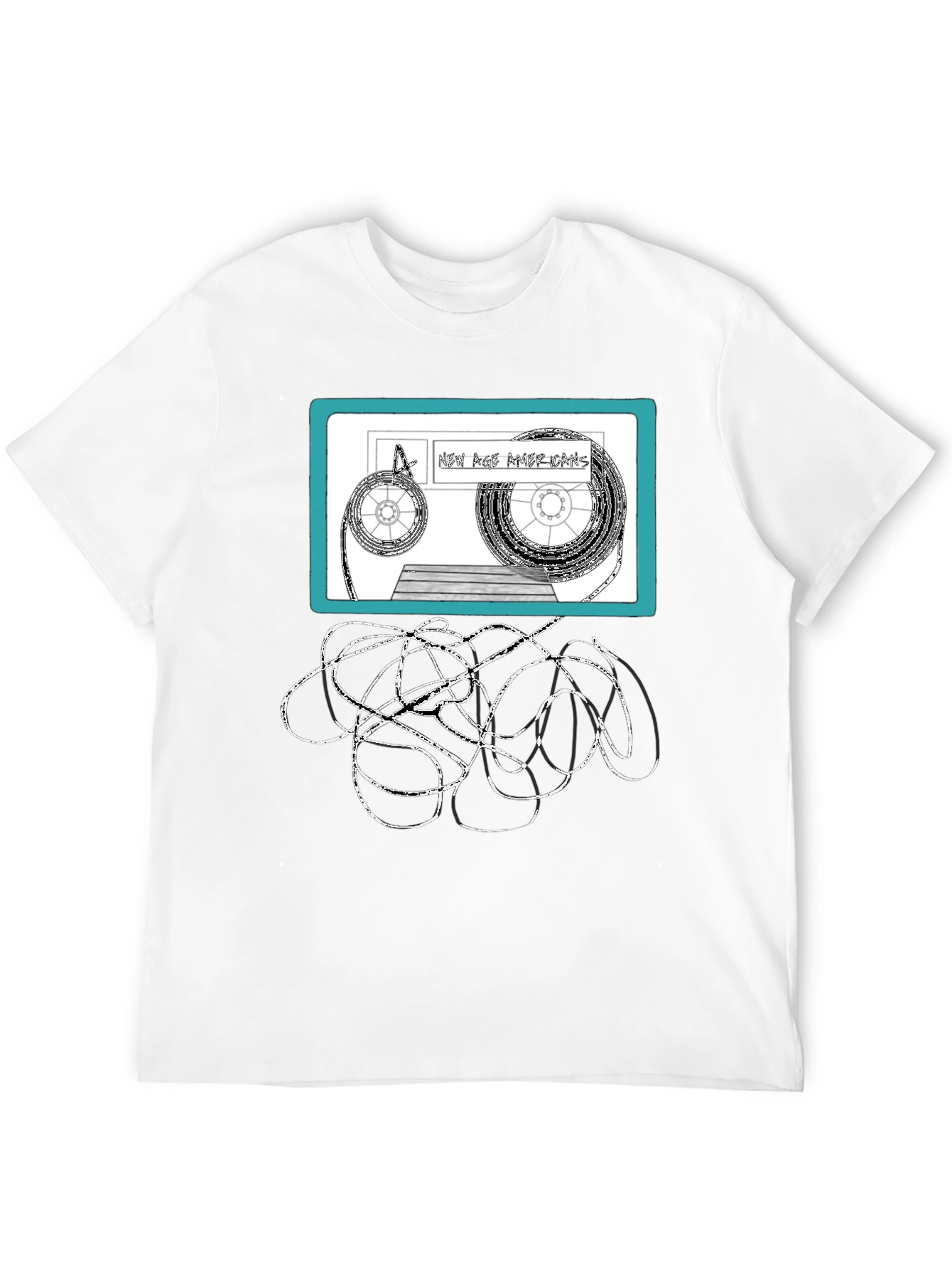 Retro Cassette Tape Graphic T-Shirt