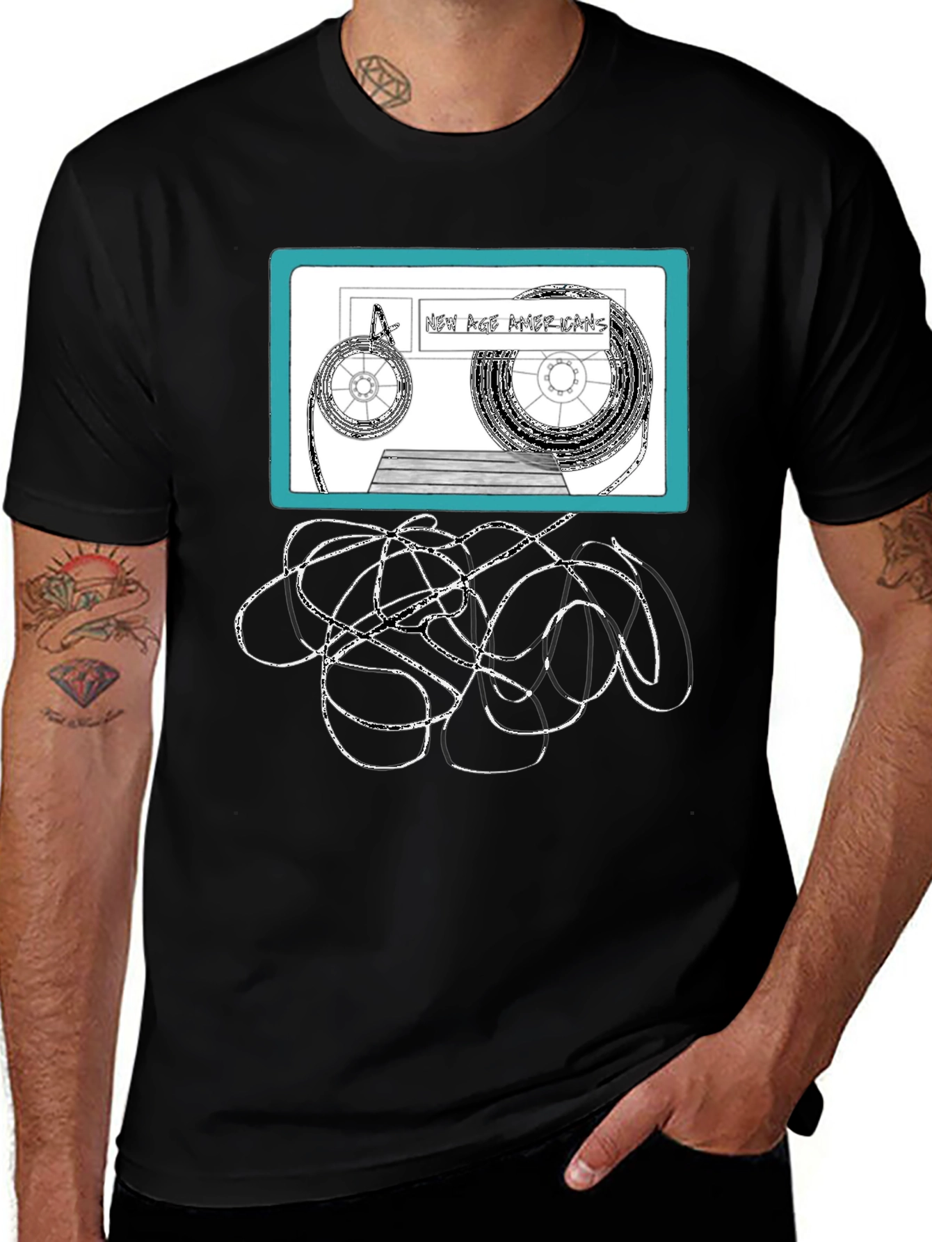 Retro Cassette Tape Graphic T-Shirt