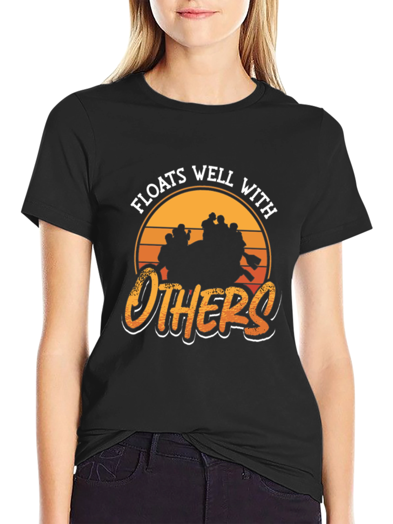 Floats Well With Others Rafting T-Shirt