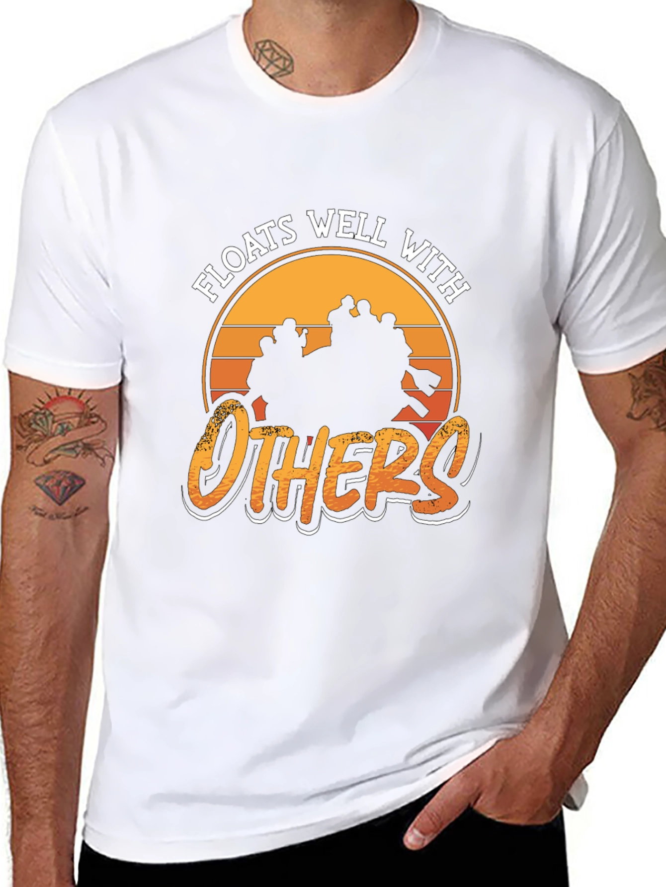 Floats Well With Others Rafting T-Shirt