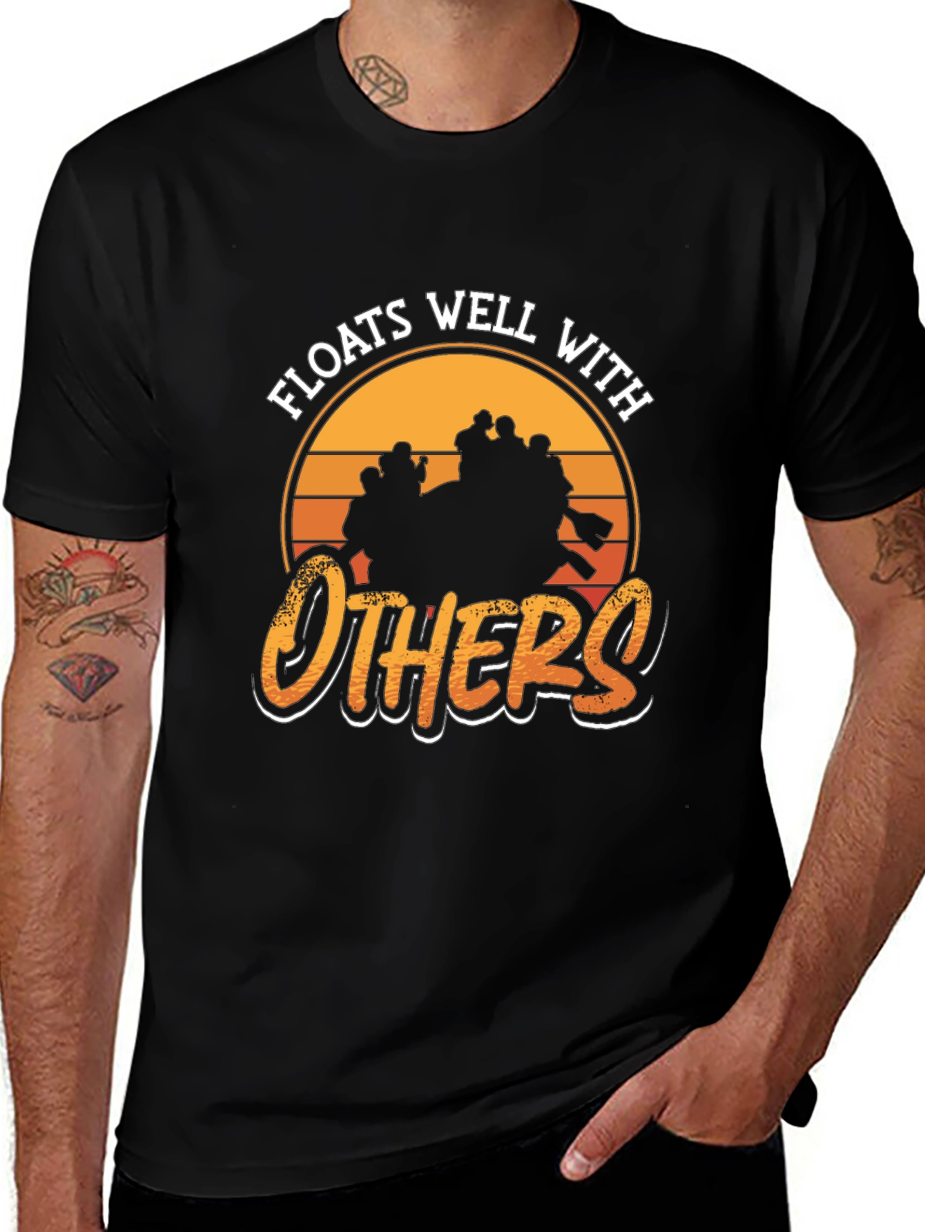Floats Well With Others Rafting T-Shirt