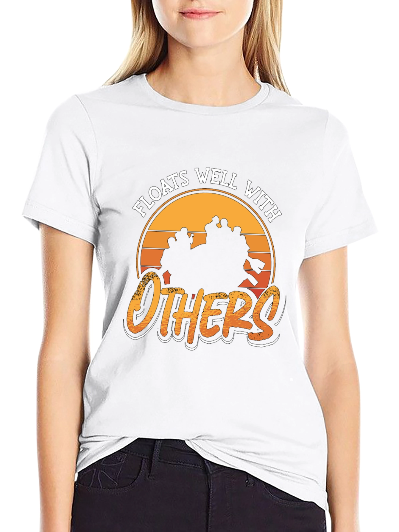 Floats Well With Others Rafting T-Shirt