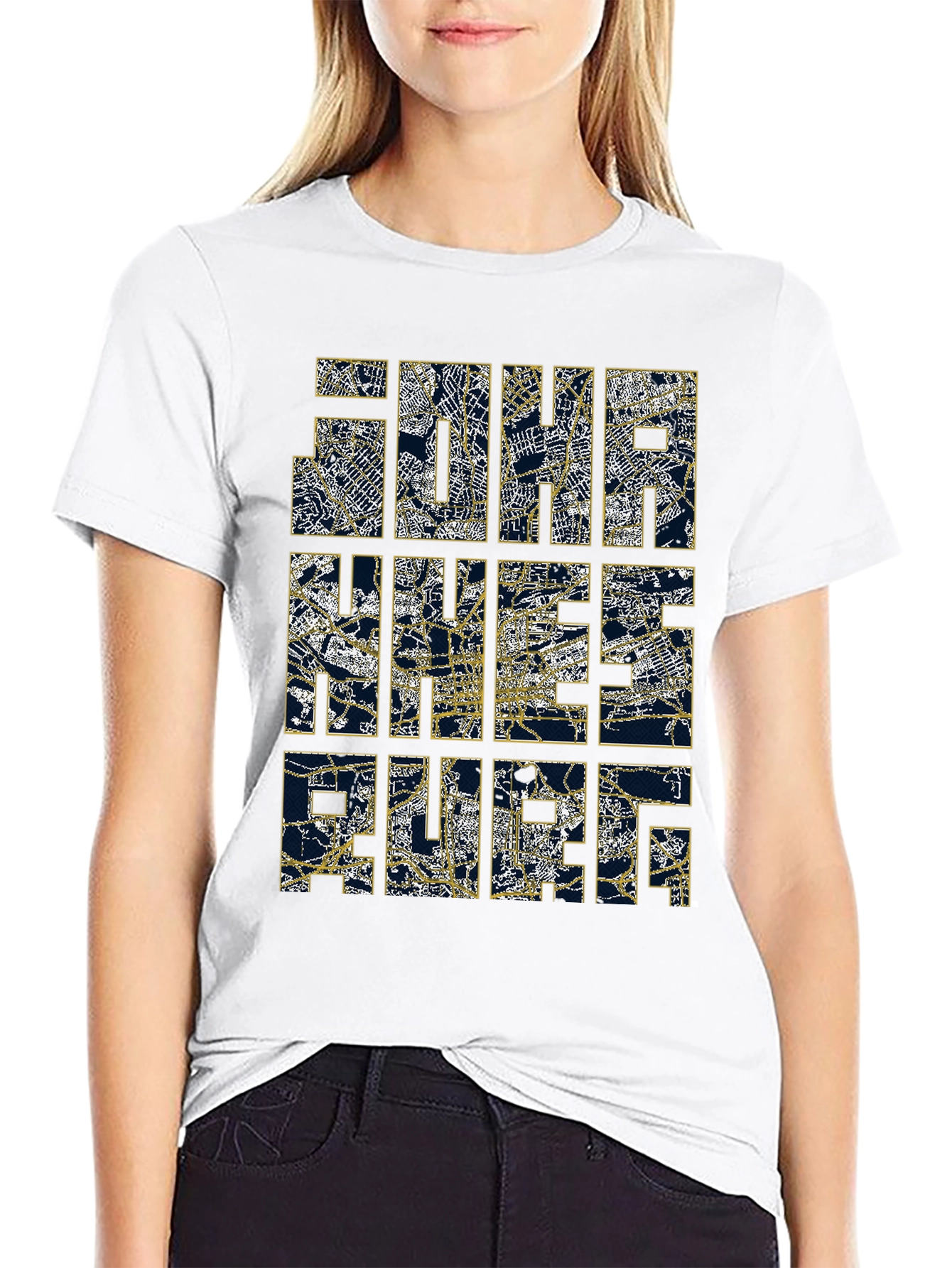 Map Design Graphic Tee - The Nice France