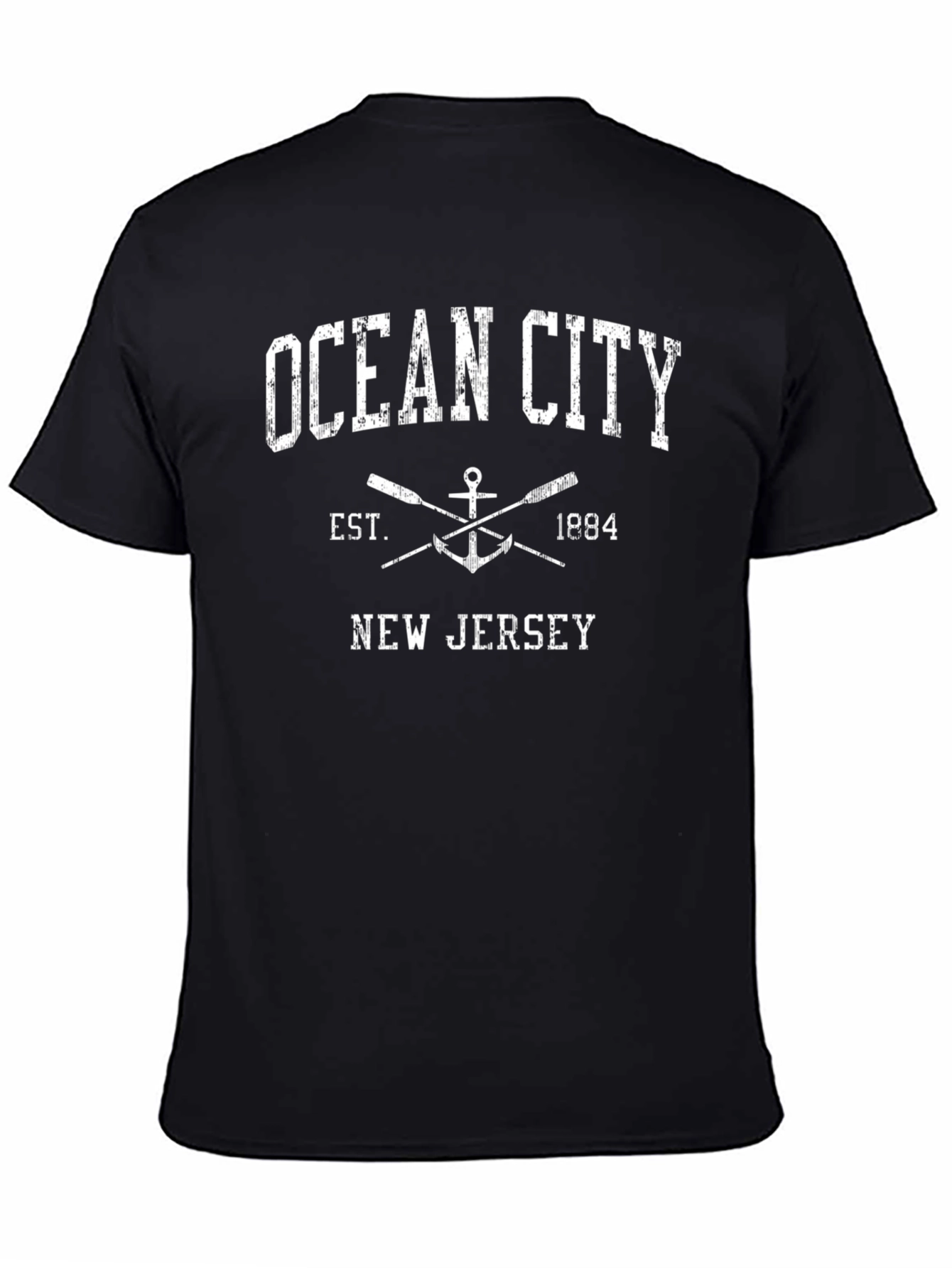 Ocean City New Jersey Black T-Shirt