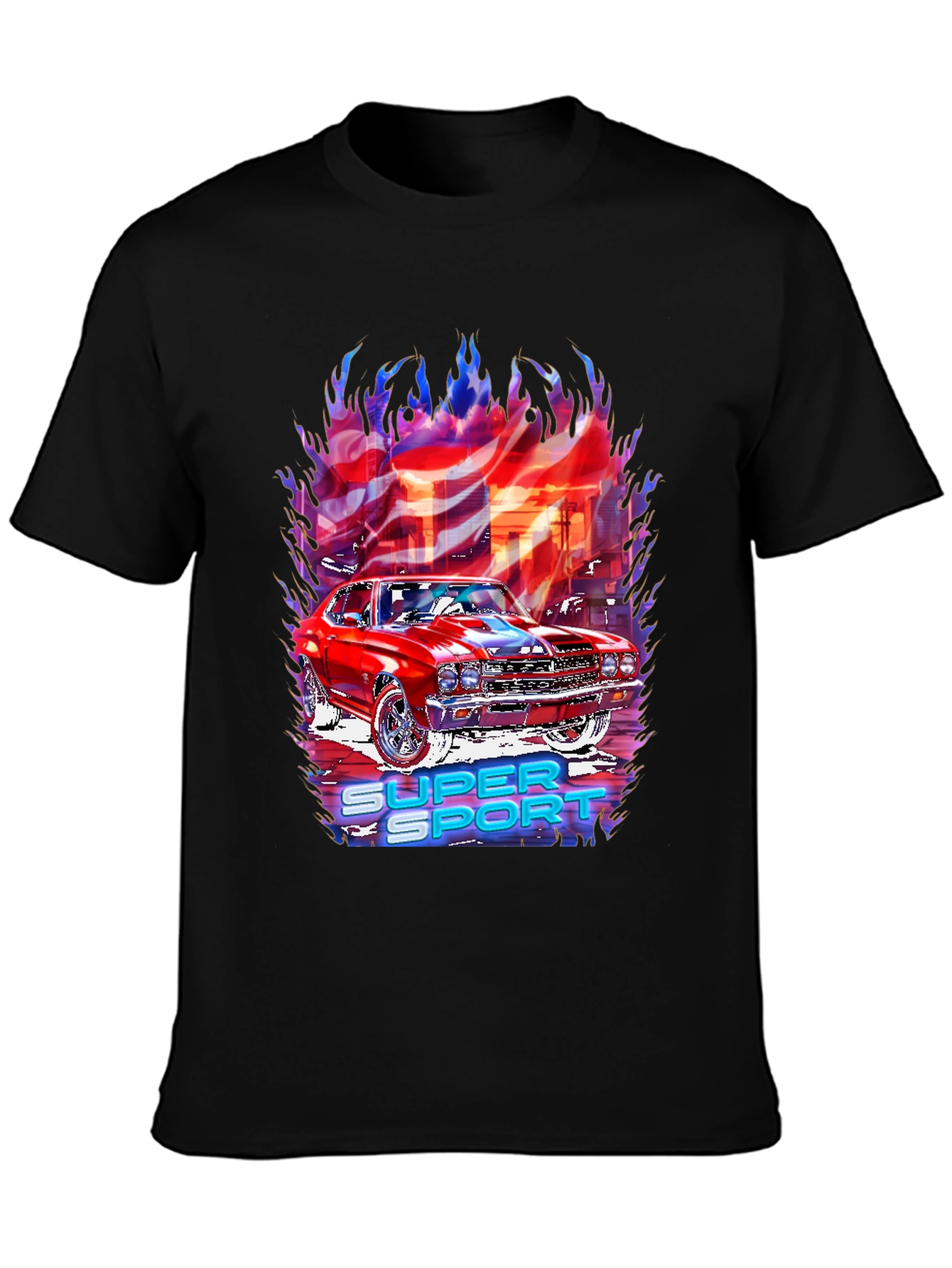 Super Sport Car Graphic T-Shirt