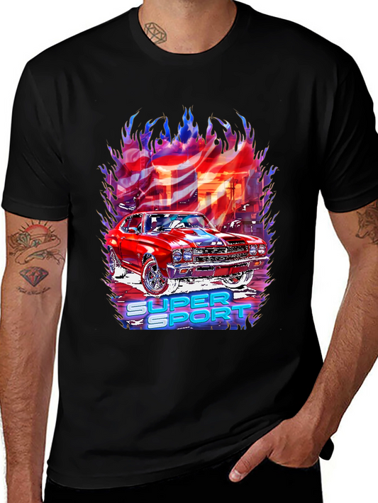 Super Sport Car Graphic T-Shirt