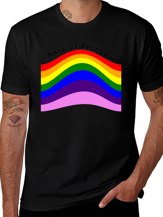 Natures Rainbow T-Shirt - Colorful LGBTQ Pride Tee