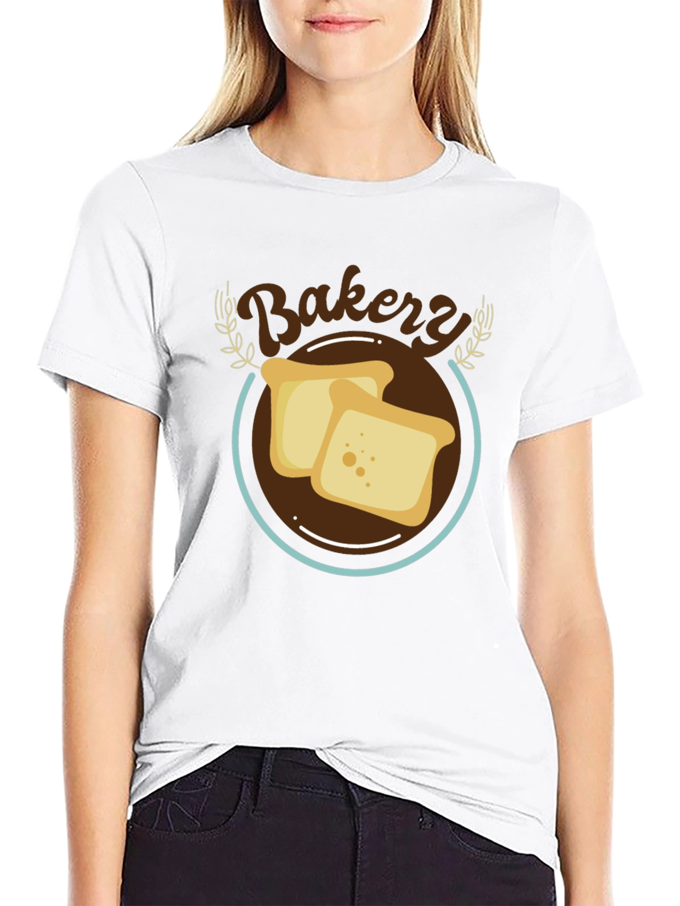 Bakery Toast Graphic T-Shirt - Casual Comfort