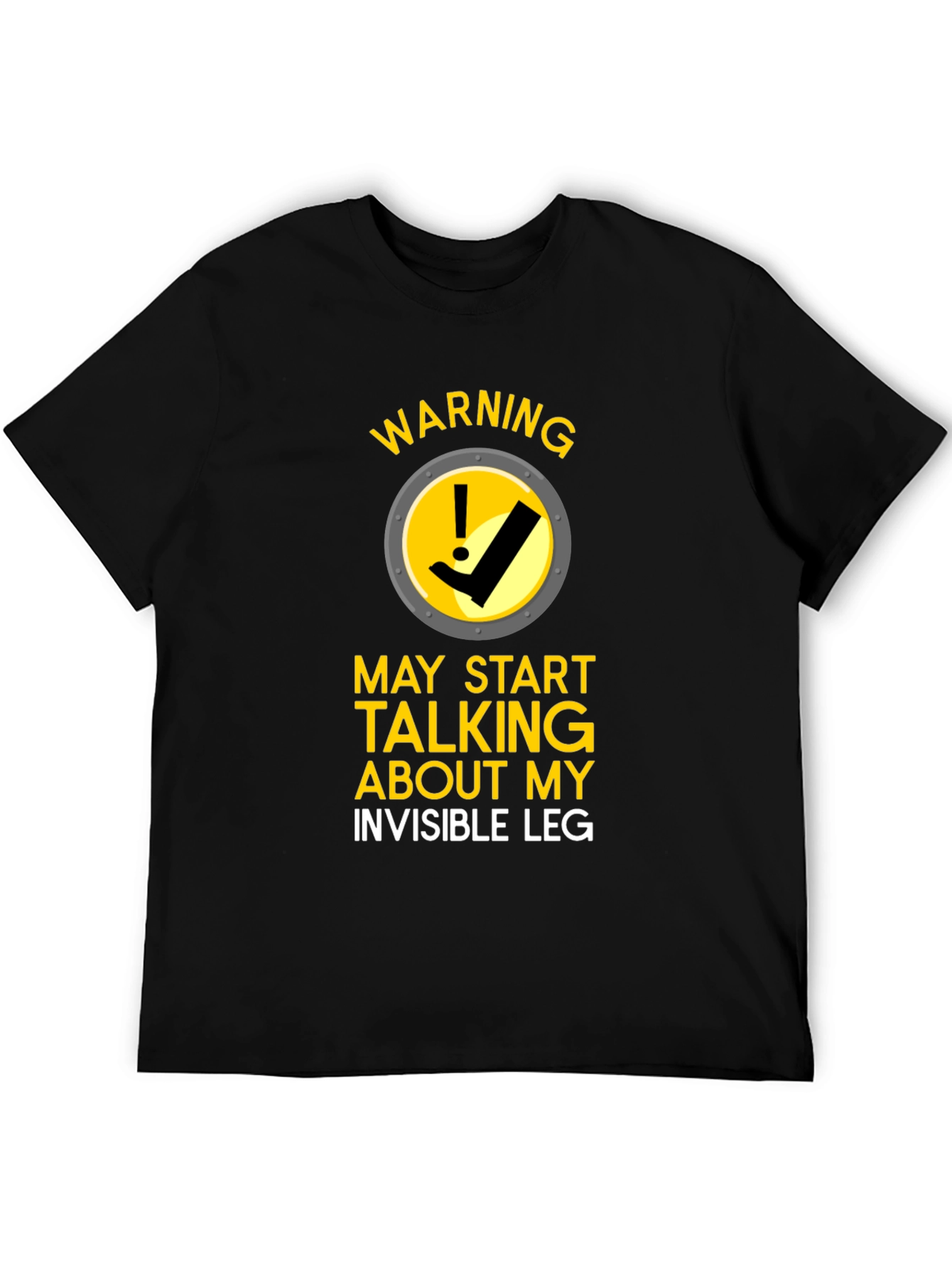 Warning Invisible Leg T-Shirt