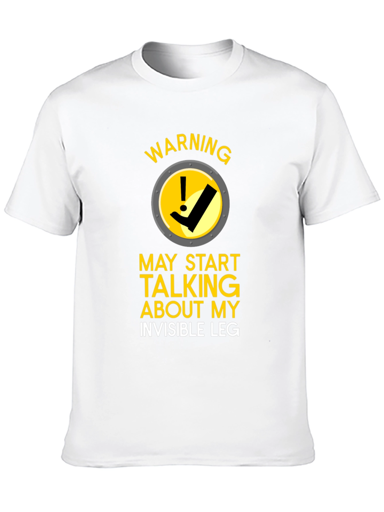 Warning Invisible Leg T-Shirt