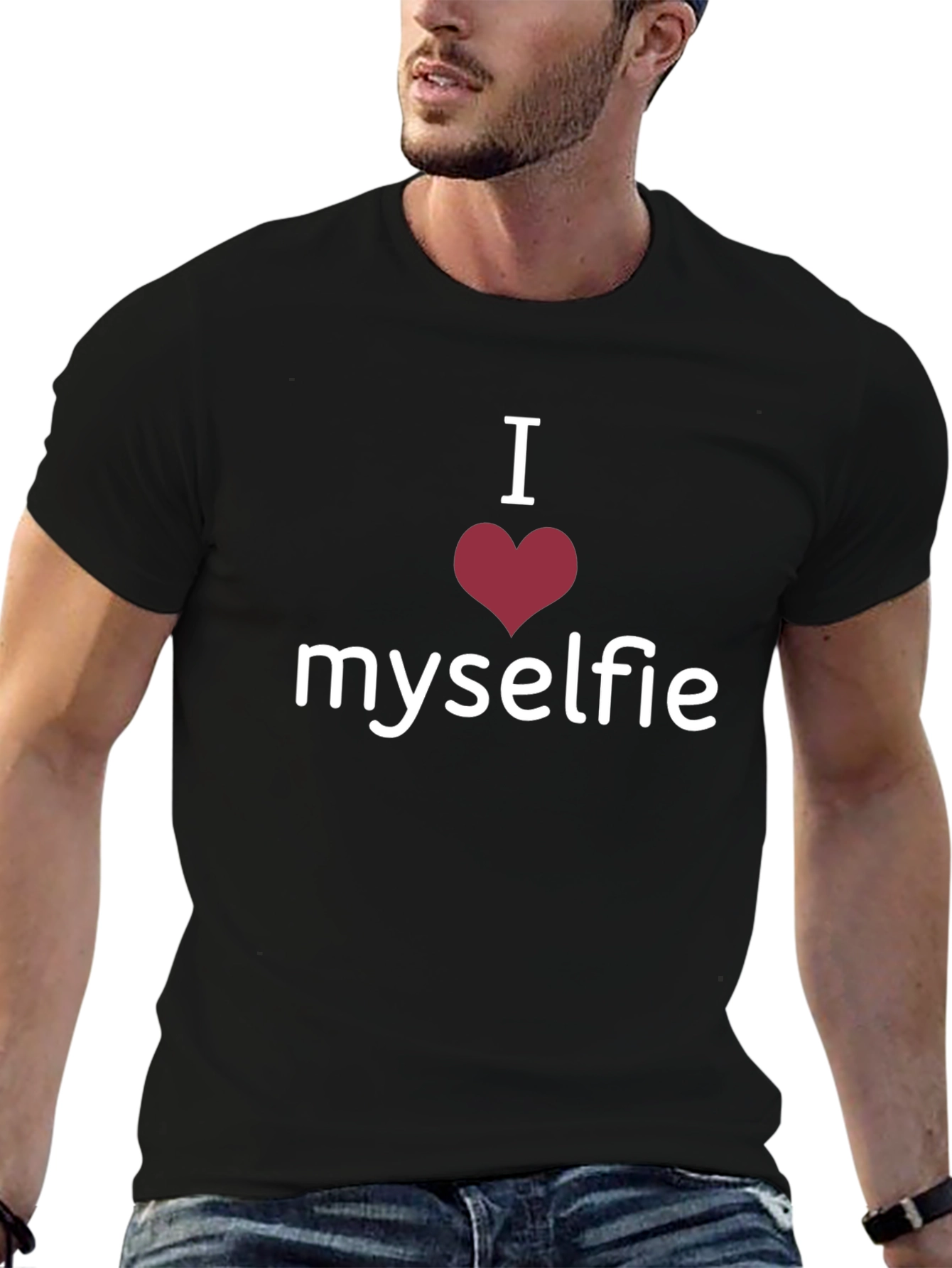 I Heart Myselfie Tee - Trendy Casual Shirt