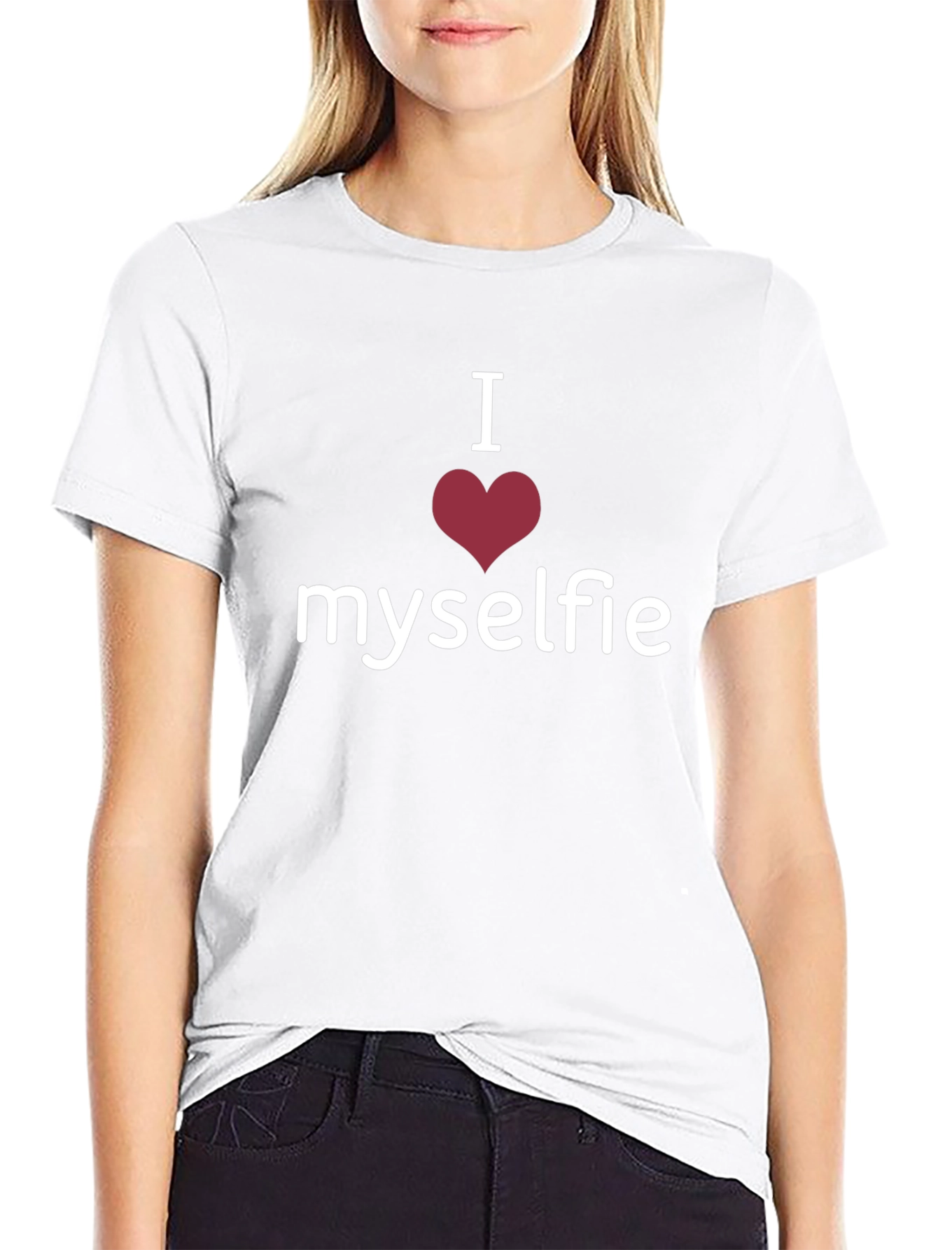 I Heart Myselfie Tee - Trendy Casual Shirt