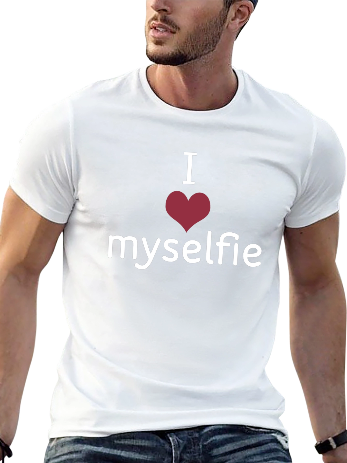 I Heart Myselfie Tee - Trendy Casual Shirt