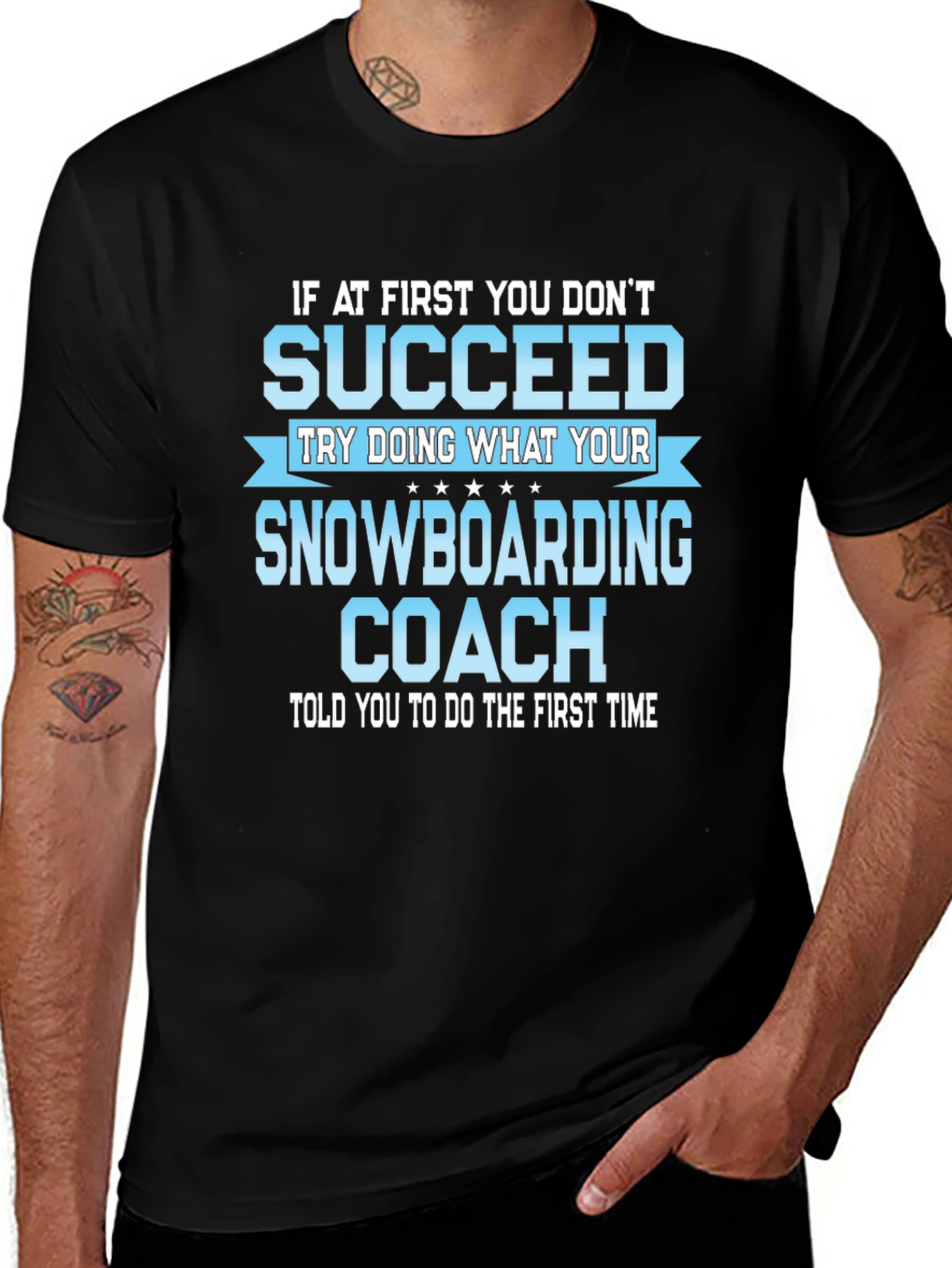 Snowboarding Coach T-Shirt - Funny Sports Gift Tee