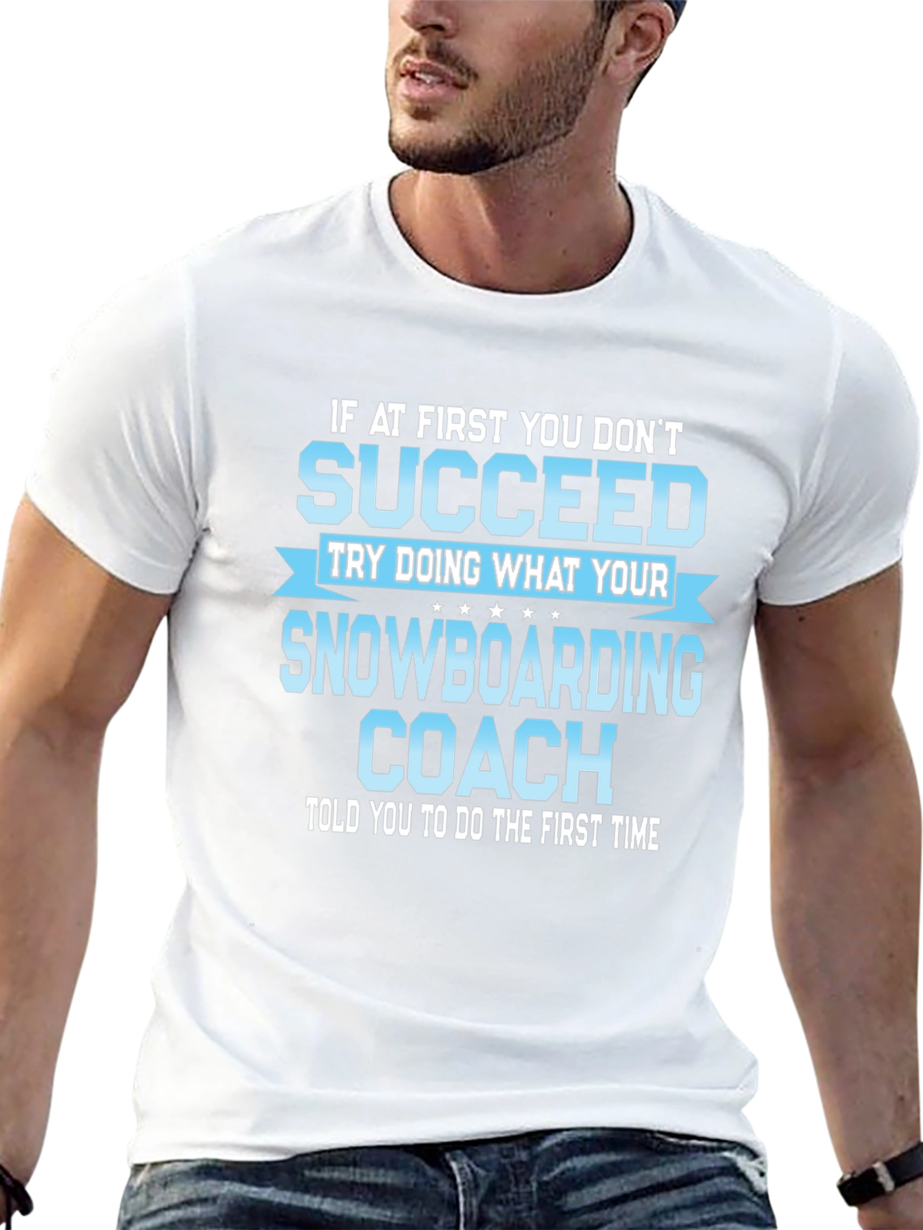 Snowboarding Coach T-Shirt - Funny Sports Gift Tee