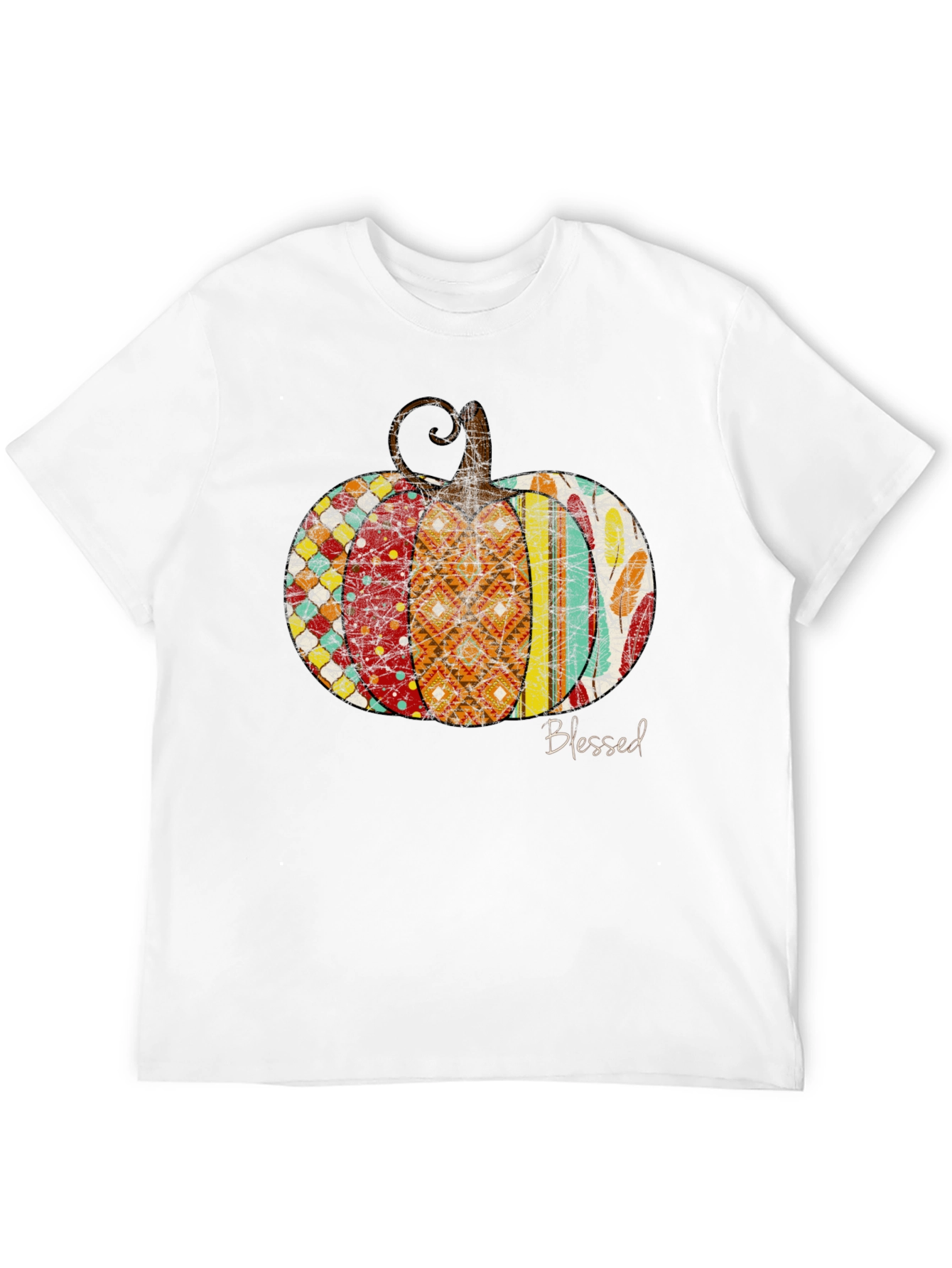 Blessed Pumpkin Graphic Tee - Unisex Fall Apparel