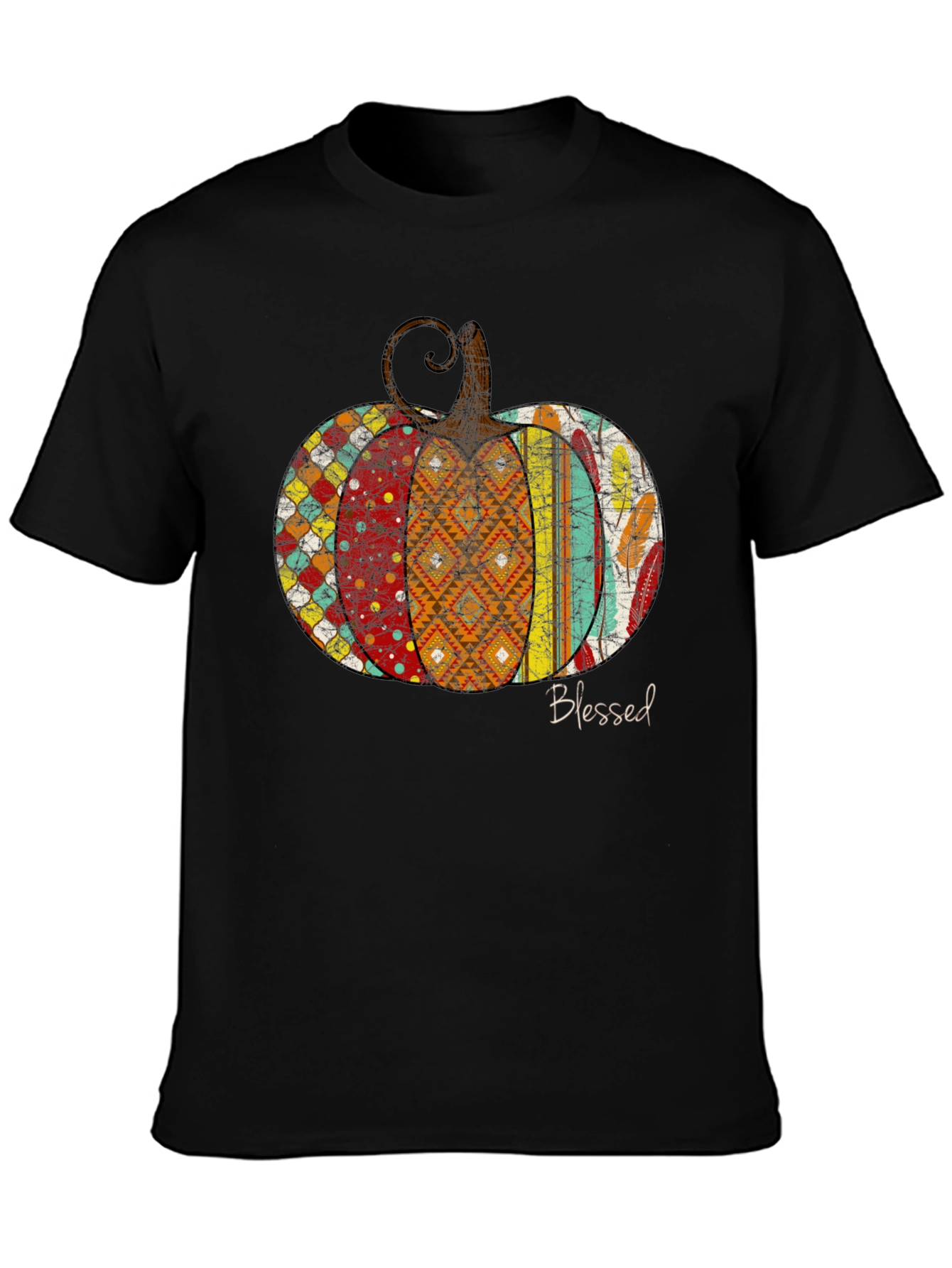 Blessed Pumpkin Graphic Tee - Unisex Fall Apparel