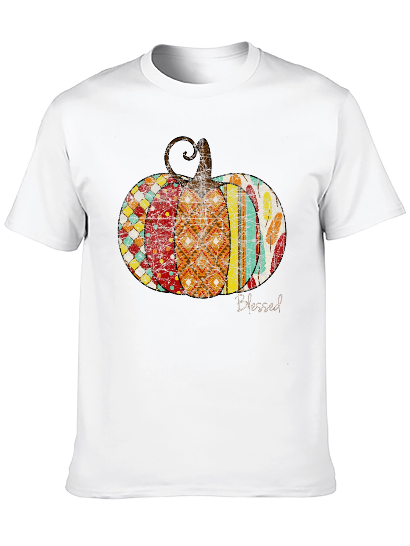 Blessed Pumpkin Graphic Tee - Unisex Fall Apparel