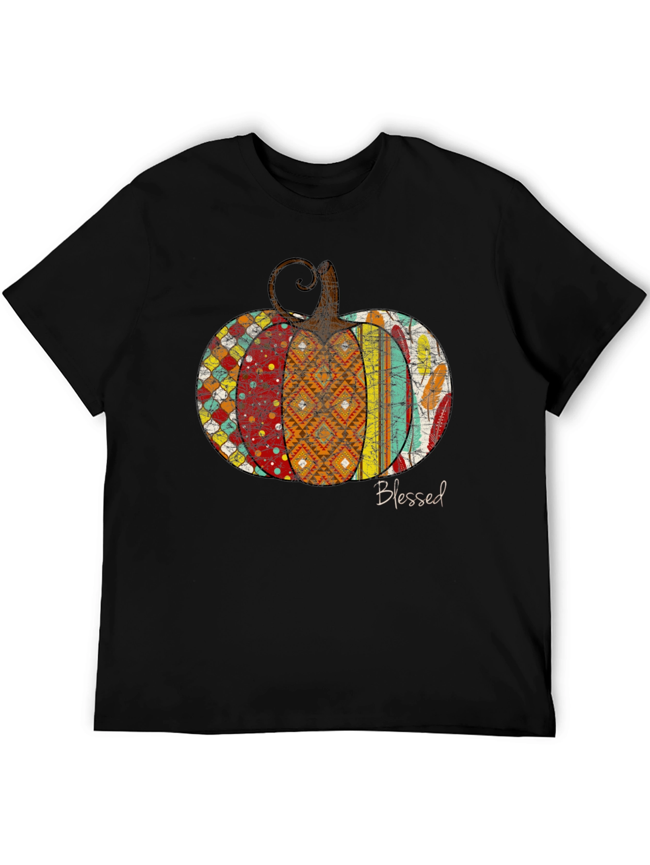 Blessed Pumpkin Graphic Tee - Unisex Fall Apparel