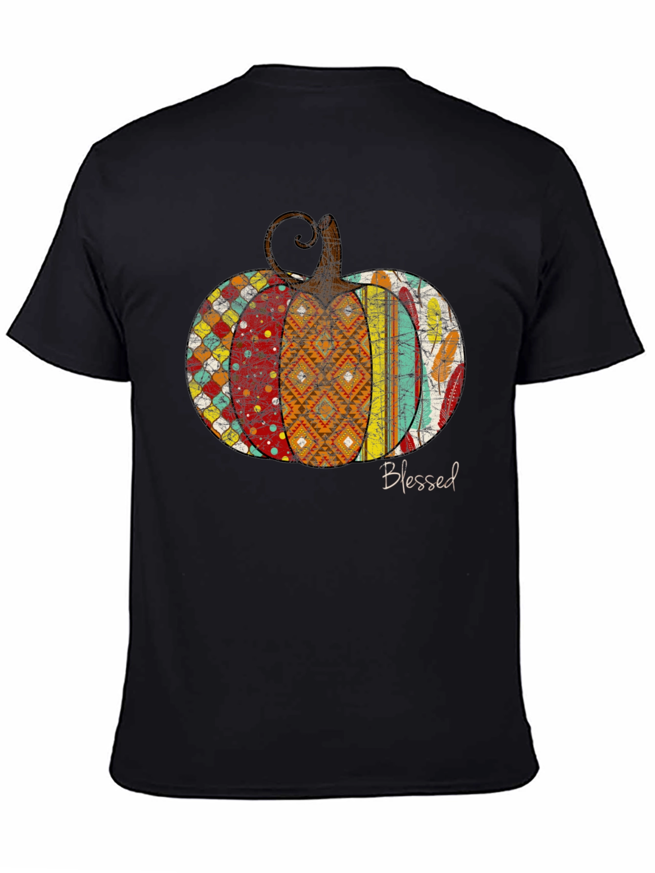 Blessed Pumpkin Graphic Tee - Unisex Fall Apparel