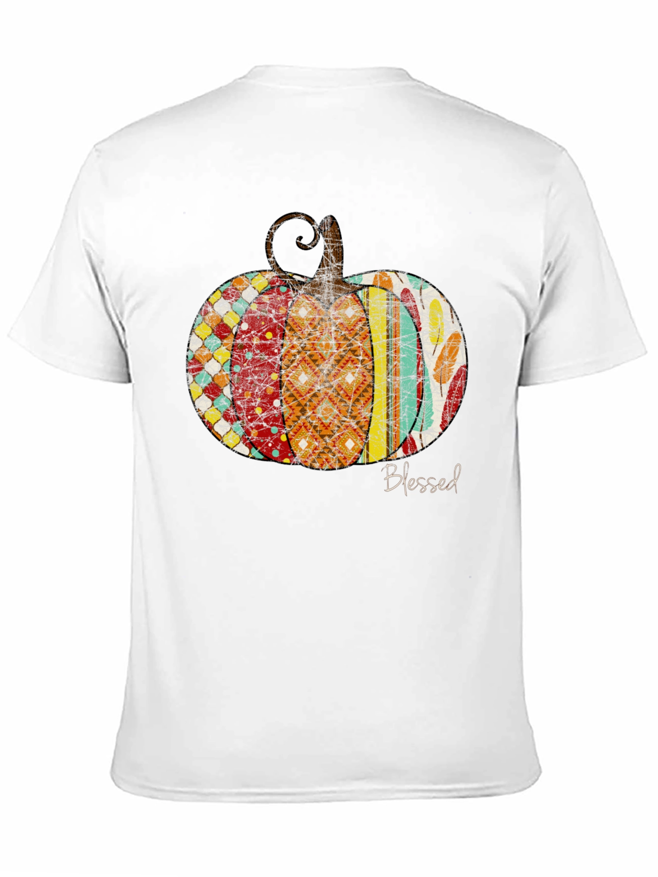 Blessed Pumpkin Graphic Tee - Unisex Fall Apparel