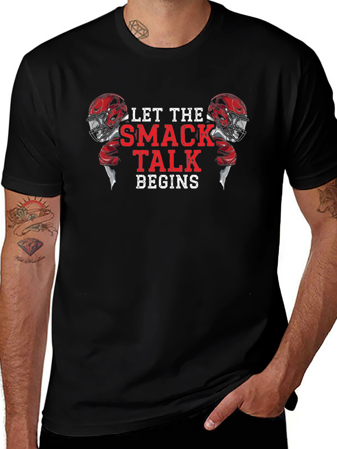 Smack Talk Football Graphic T-Shirt