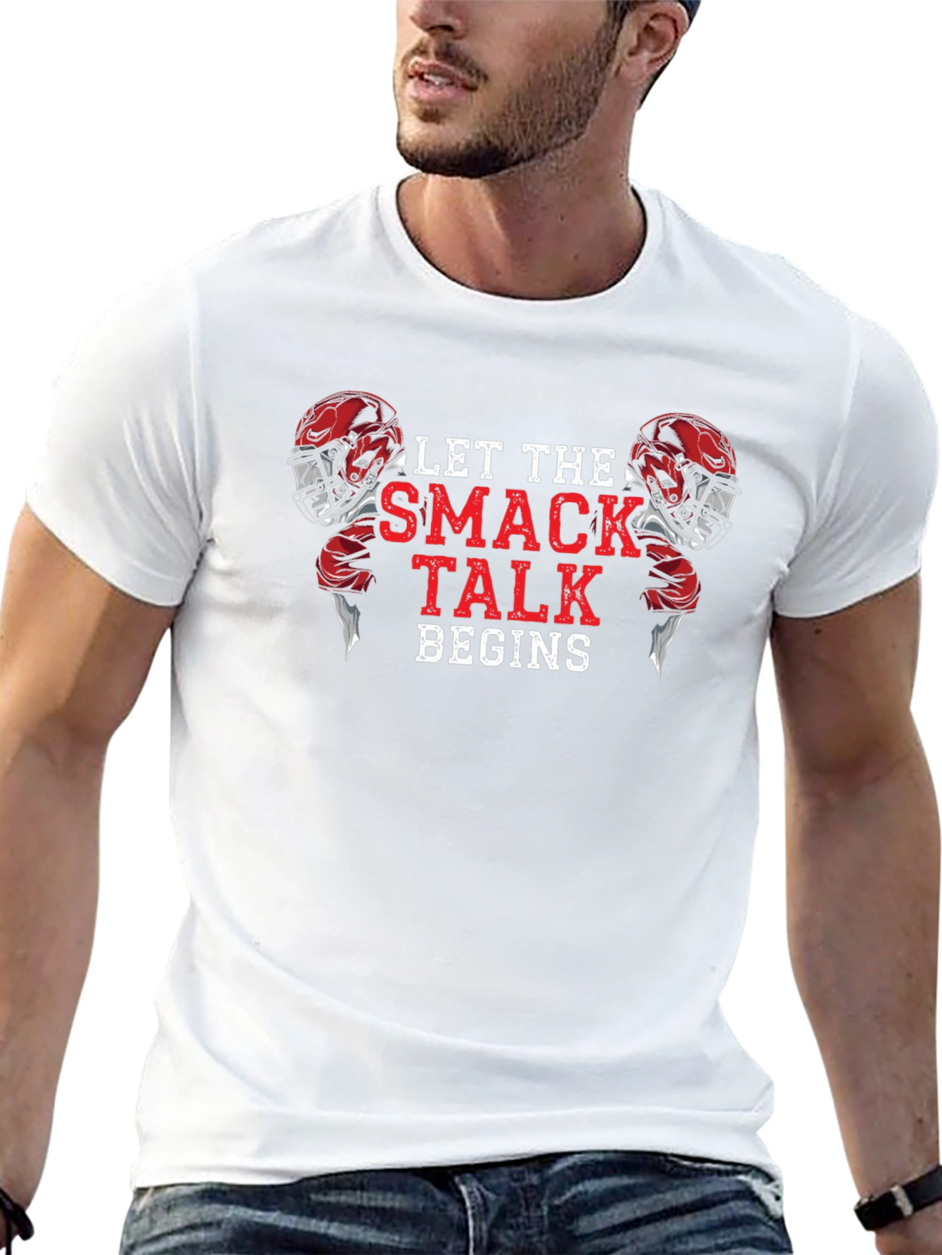 Smack Talk Football Graphic T-Shirt