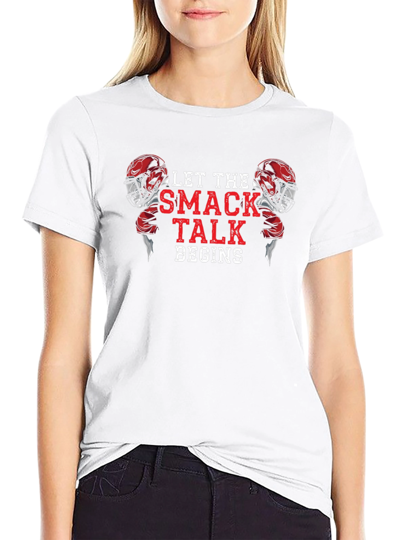 Smack Talk Football Graphic T-Shirt