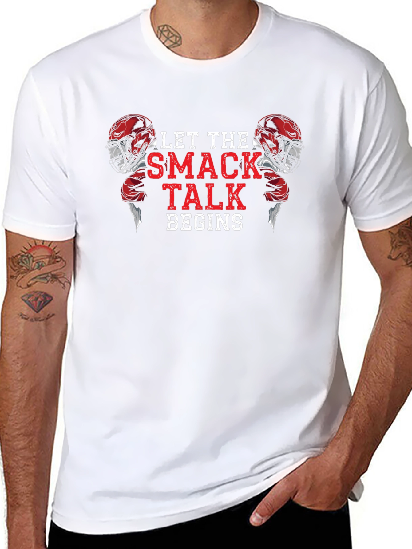 Smack Talk Football Graphic T-Shirt