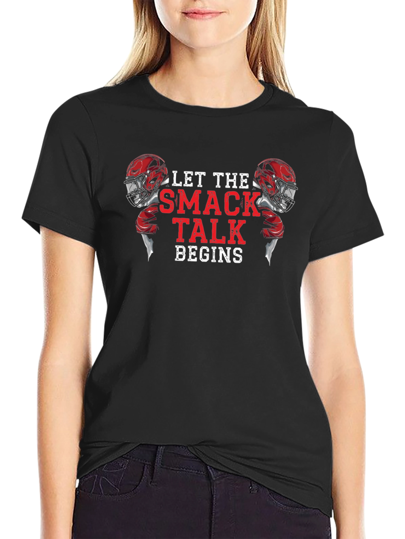 Smack Talk Football Graphic T-Shirt