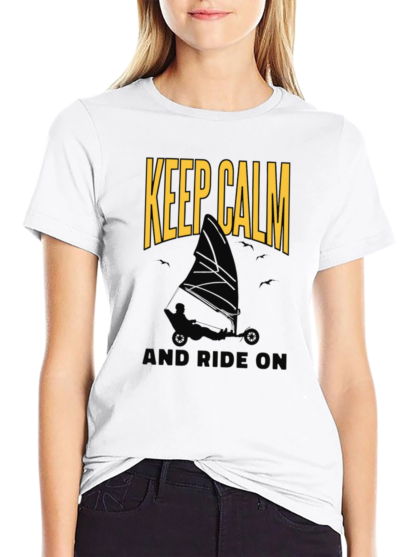 Keep Calm Land Sail T-Shirt
