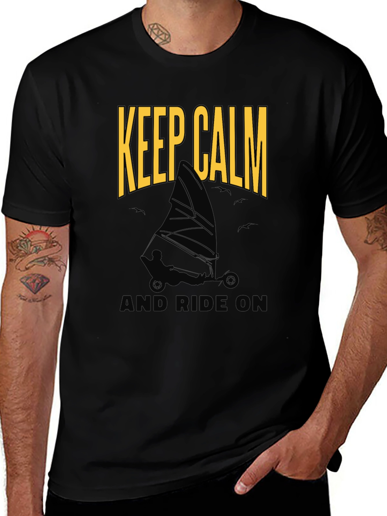 Keep Calm Land Sail T-Shirt