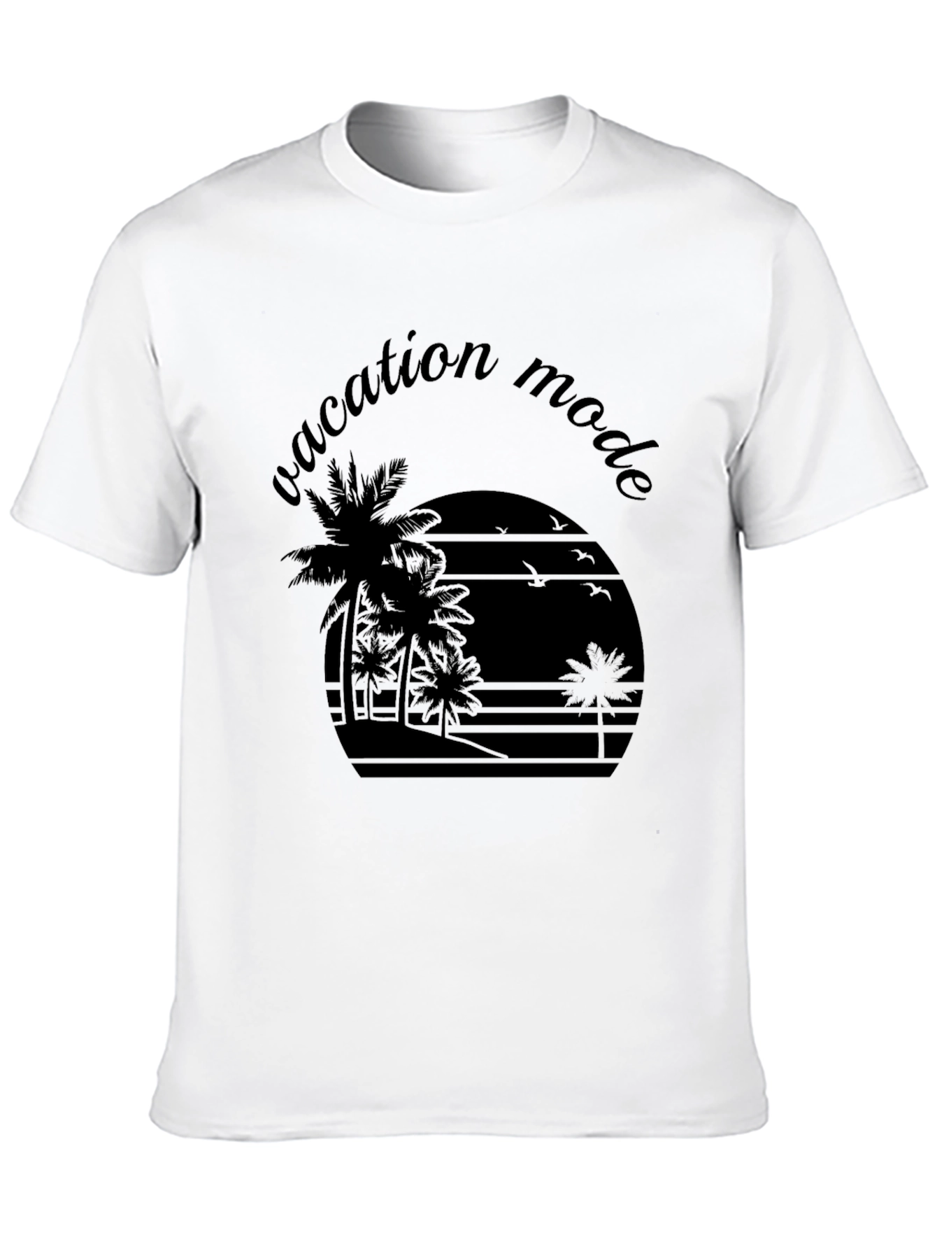 Vacation Mode T-Shirt - Palm Tree Graphic Tee