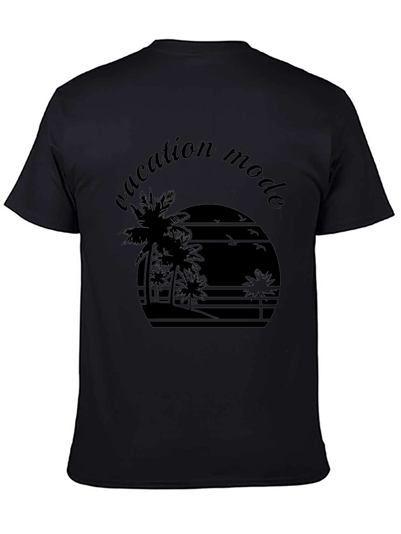 Vacation Mode T-Shirt - Palm Tree Graphic Tee