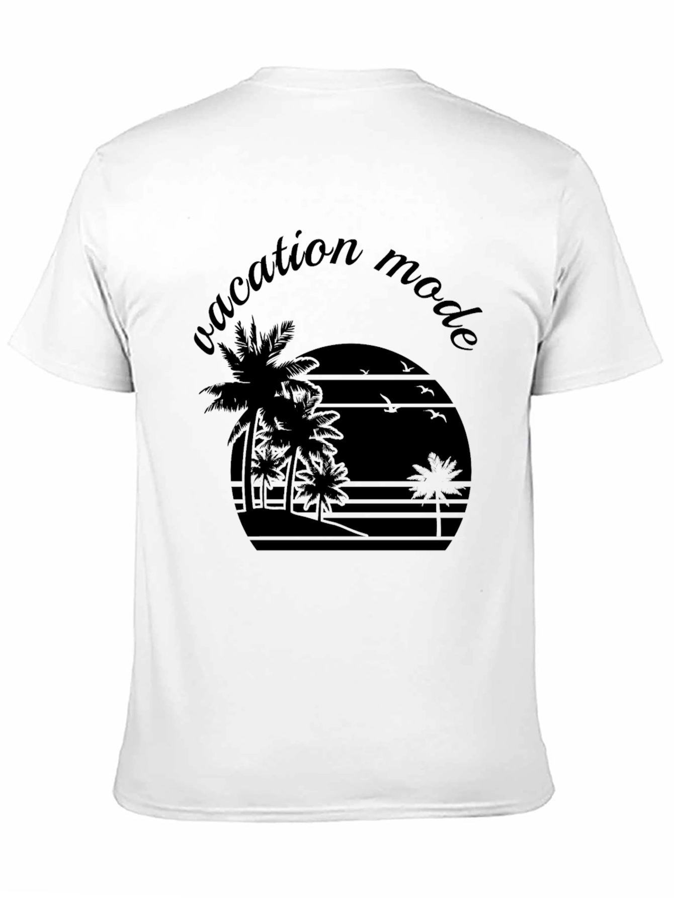 Vacation Mode T-Shirt - Palm Tree Graphic Tee
