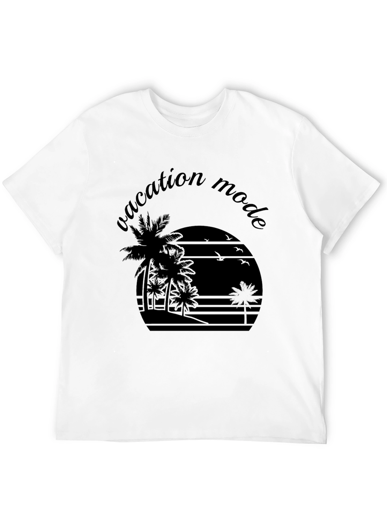 Vacation Mode T-Shirt - Palm Tree Graphic Tee